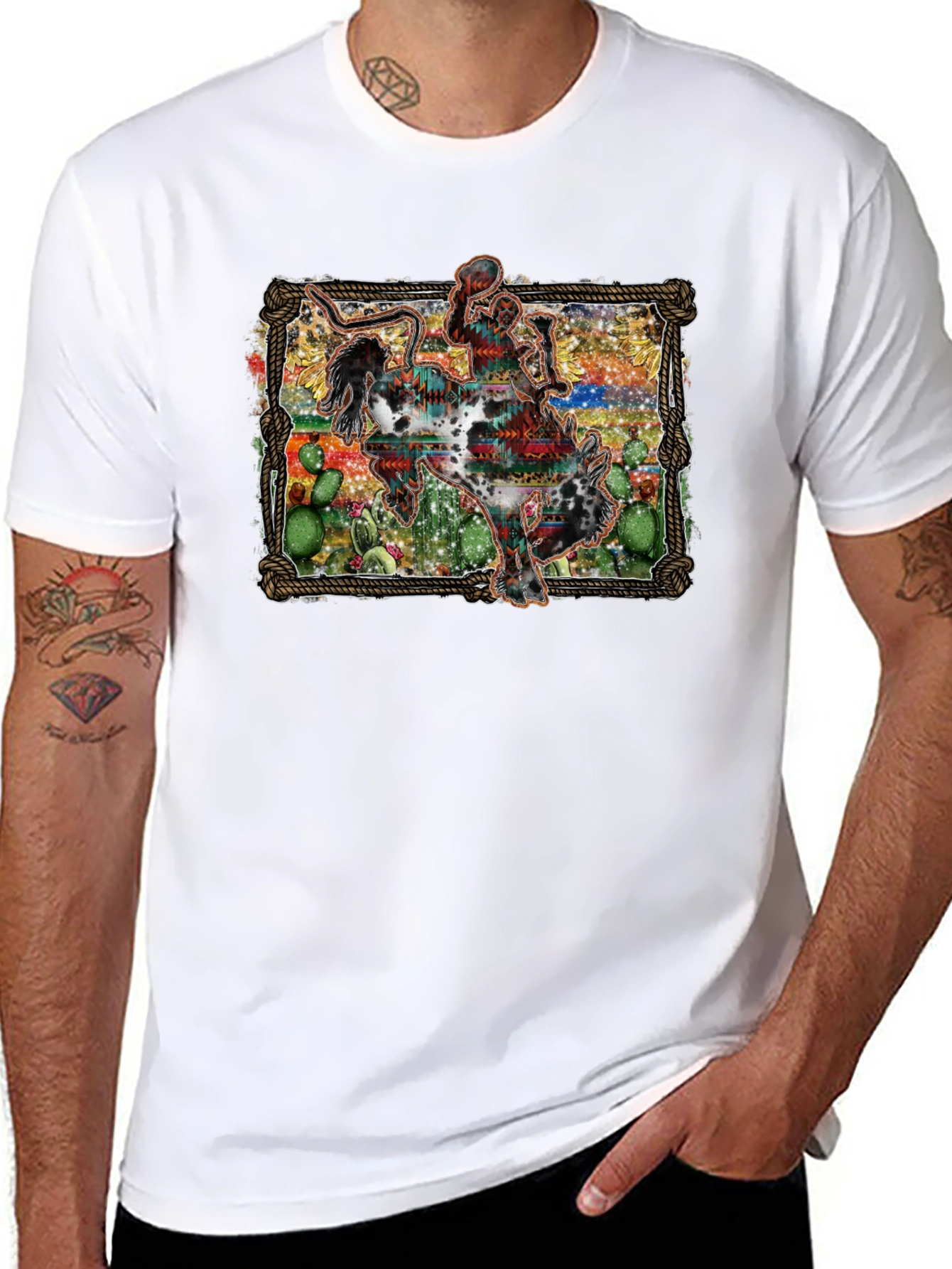 Cowboy Rodeo Graphic T-Shirt