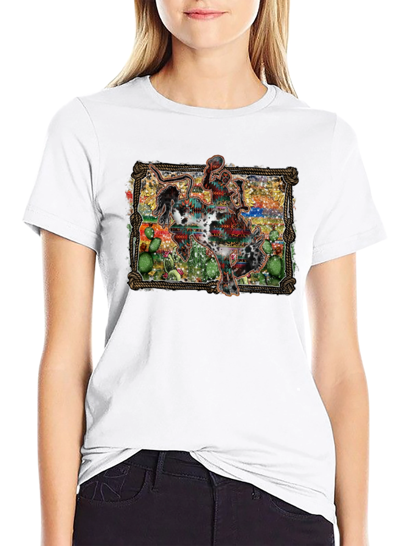 Cowboy Rodeo Graphic T-Shirt