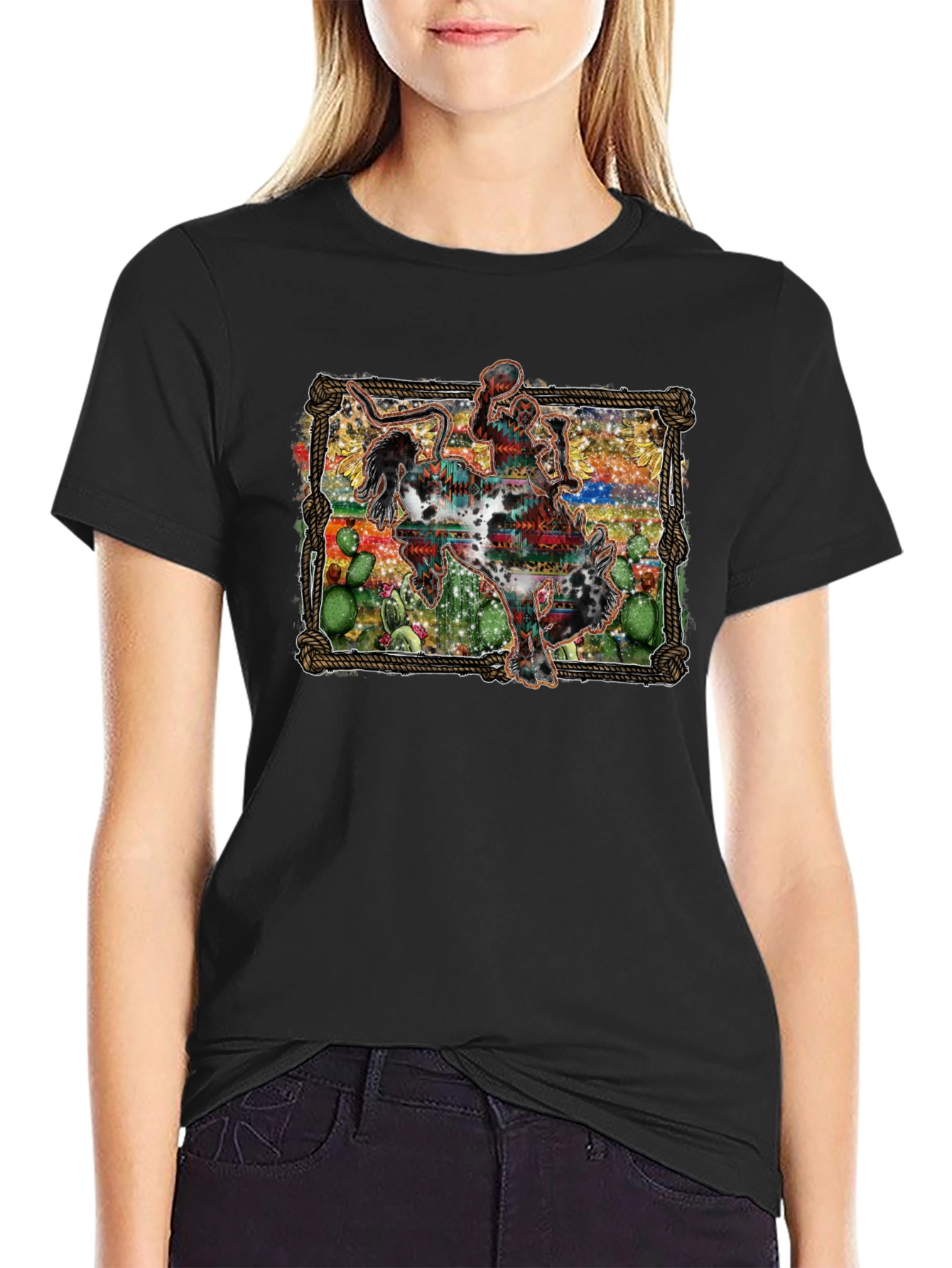 Cowboy Rodeo Graphic T-Shirt