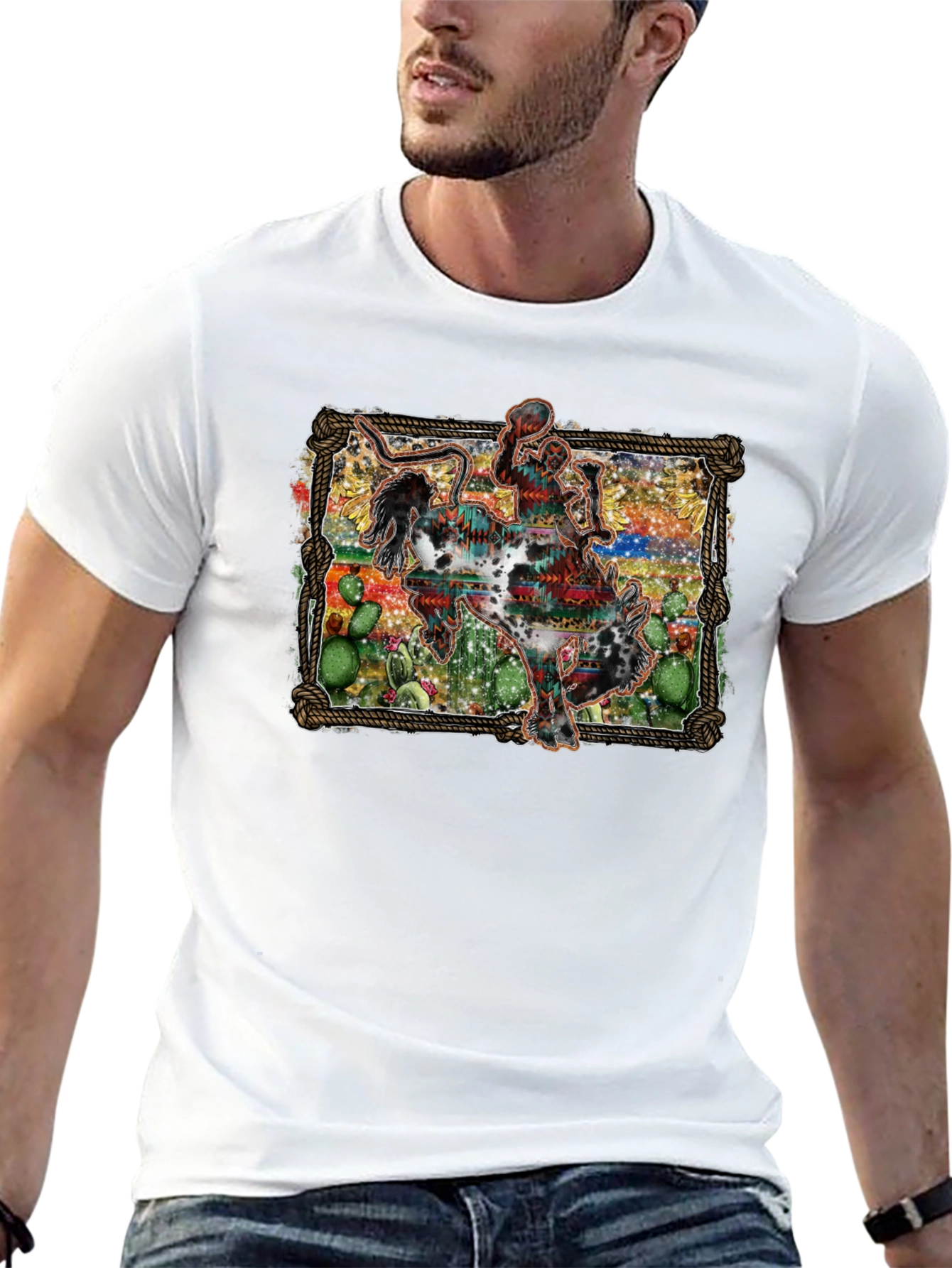 Cowboy Rodeo Graphic T-Shirt