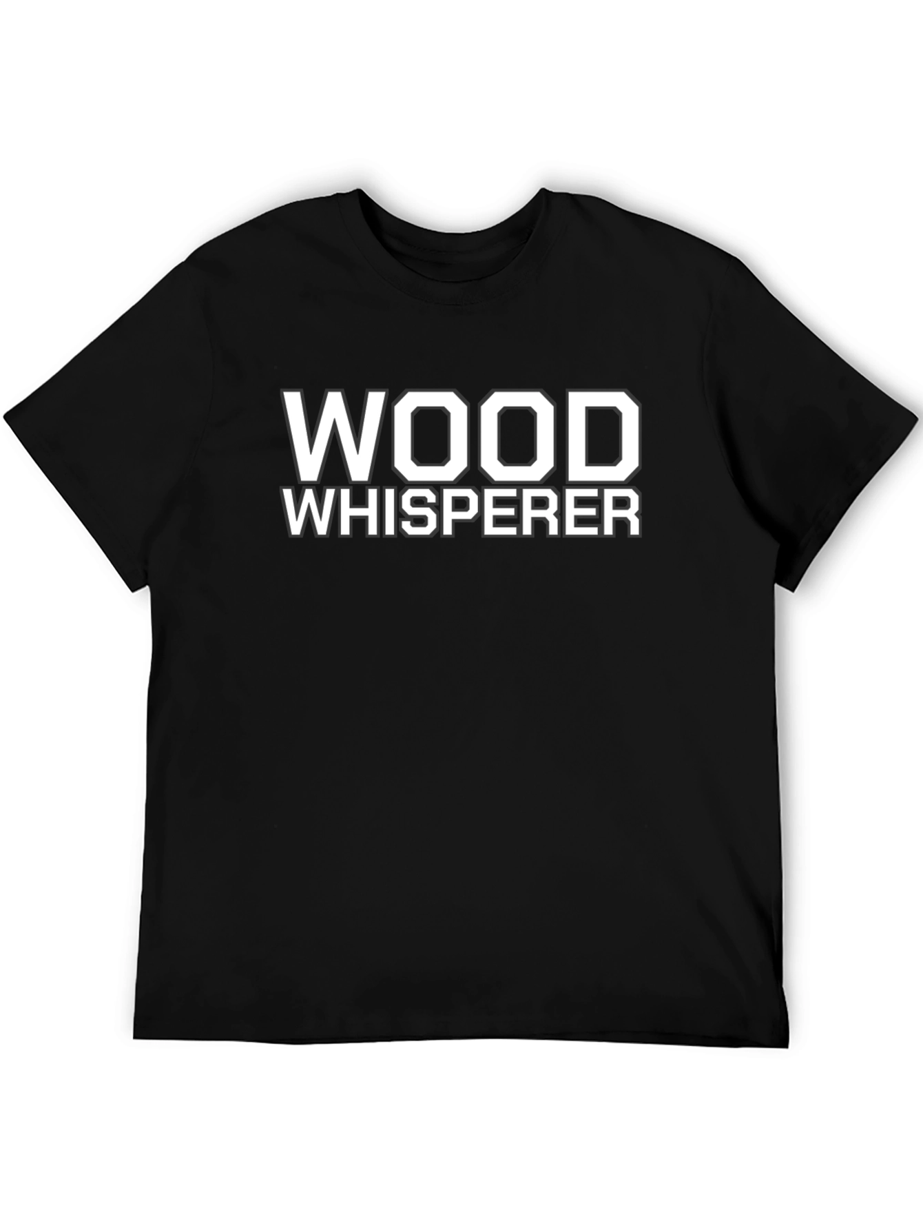Wood Whisperer Black Graphic T-Shirt