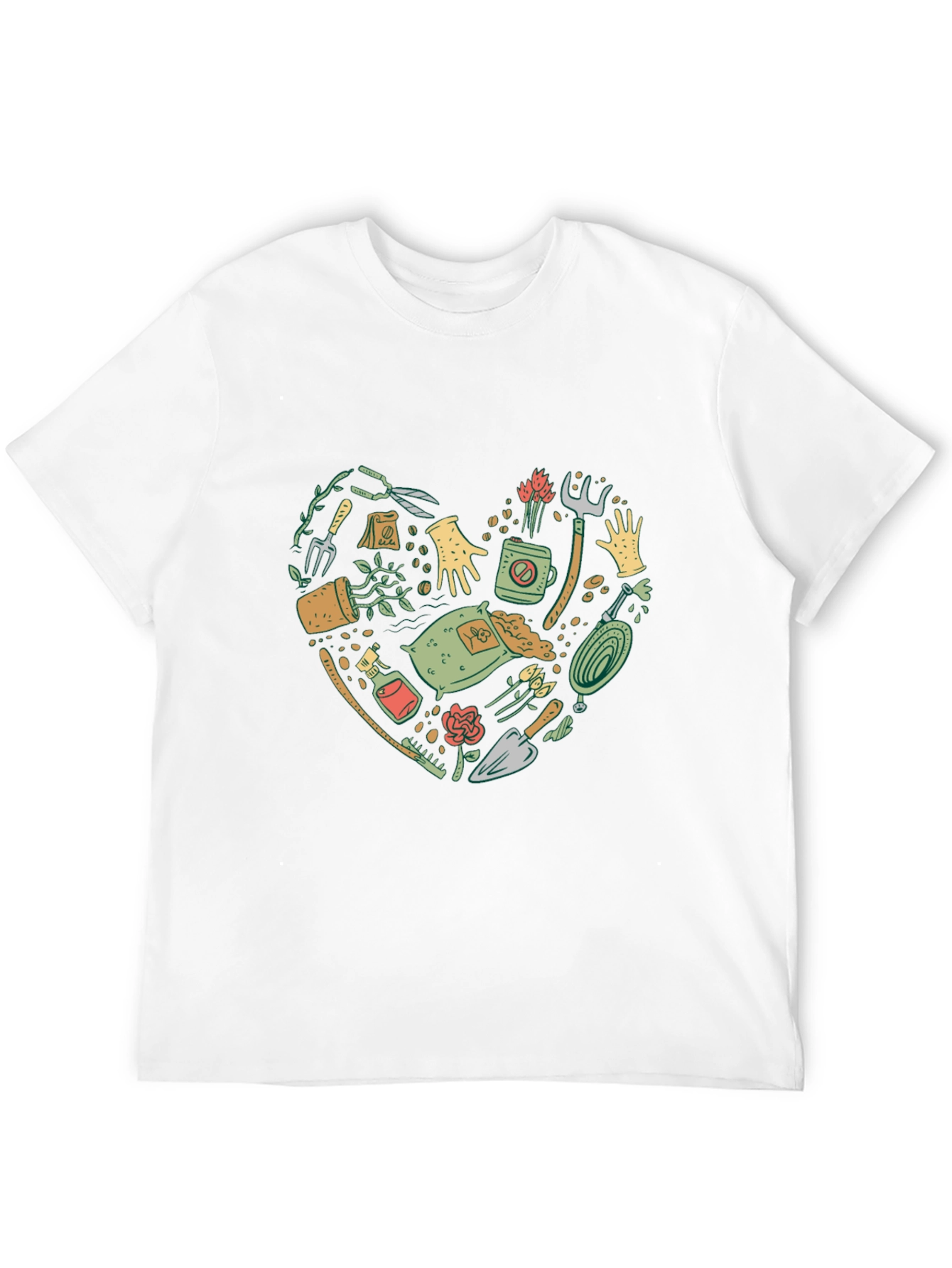 Gardeners Heart T-Shirt - Love Gardening Tee