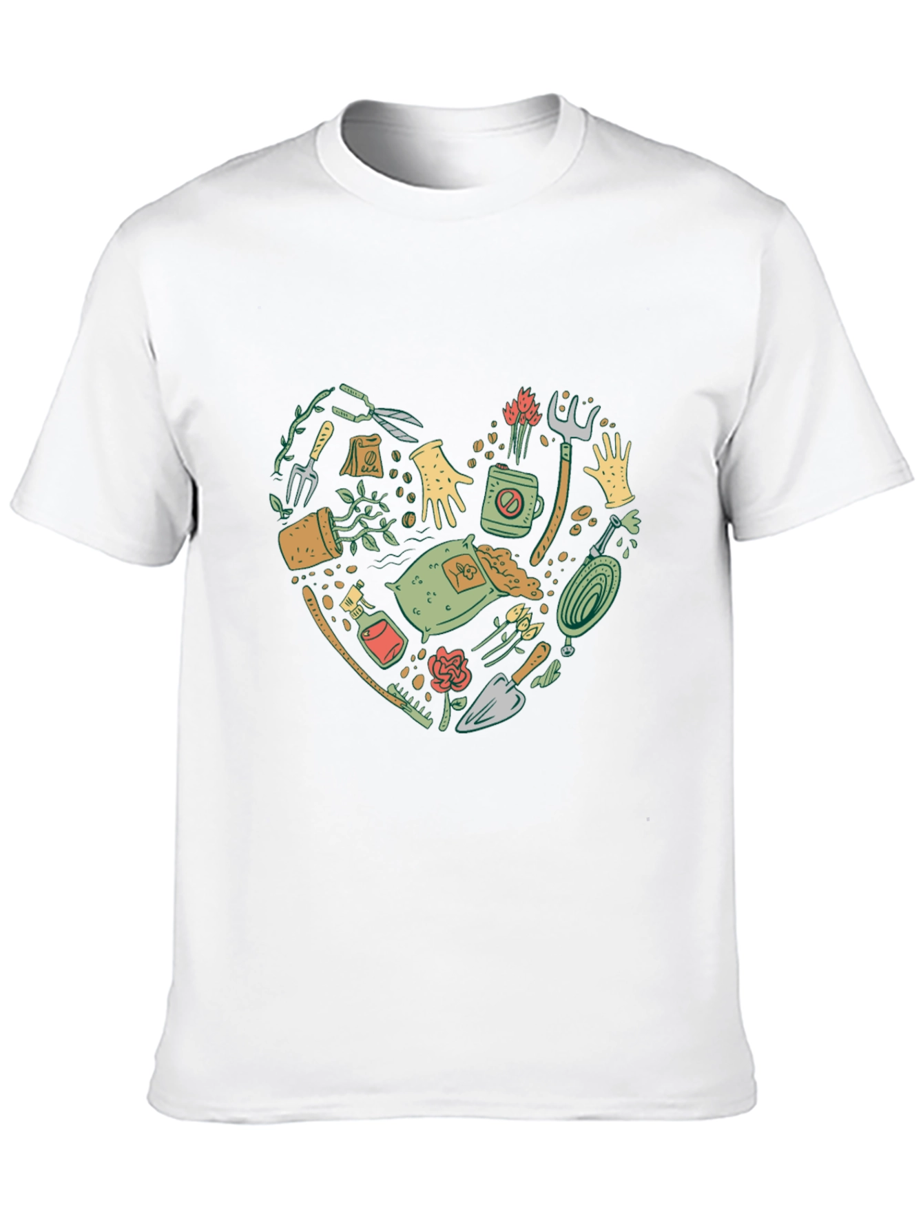 Gardeners Heart T-Shirt - Love Gardening Tee