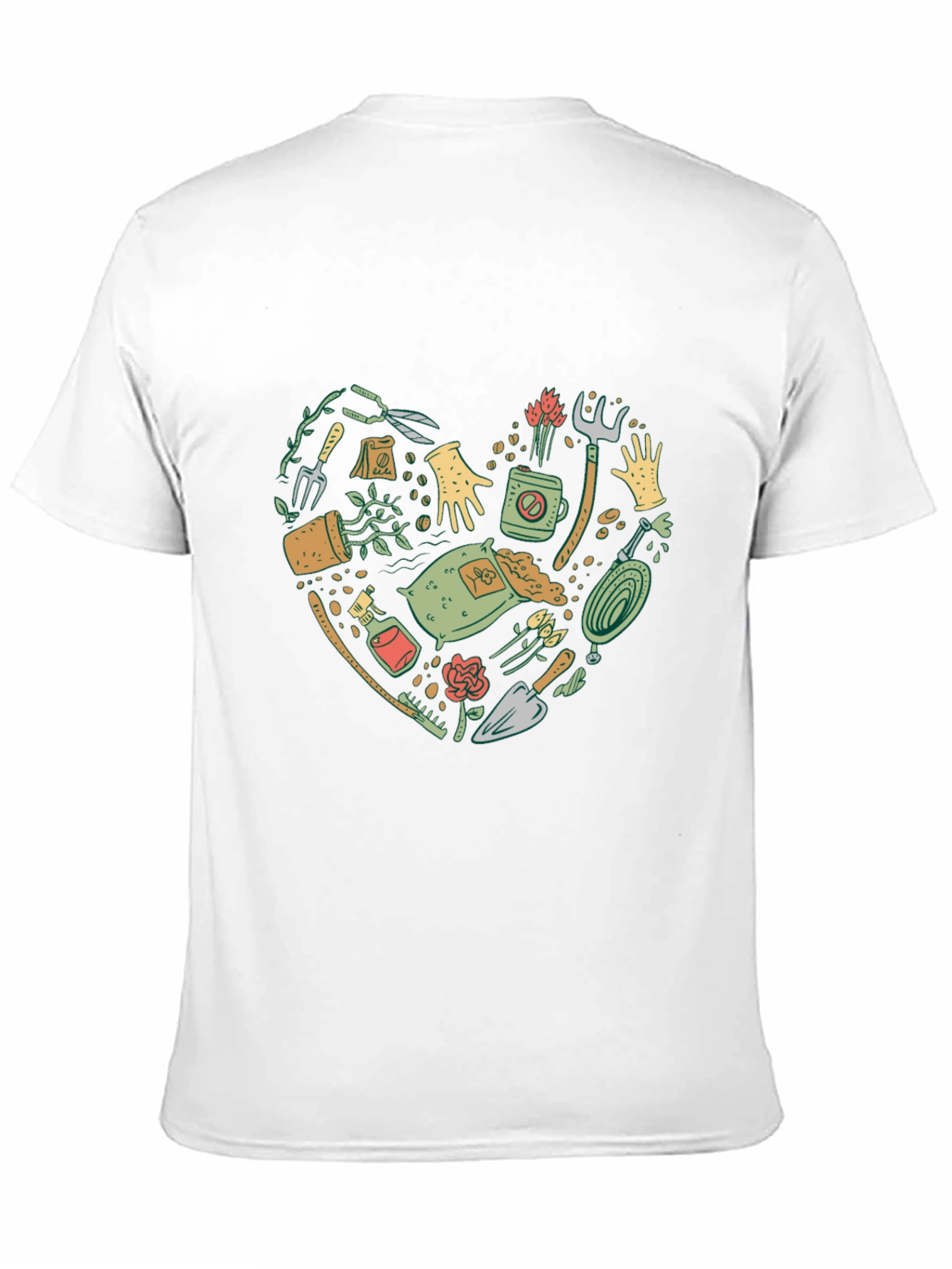 Gardeners Heart T-Shirt - Love Gardening Tee