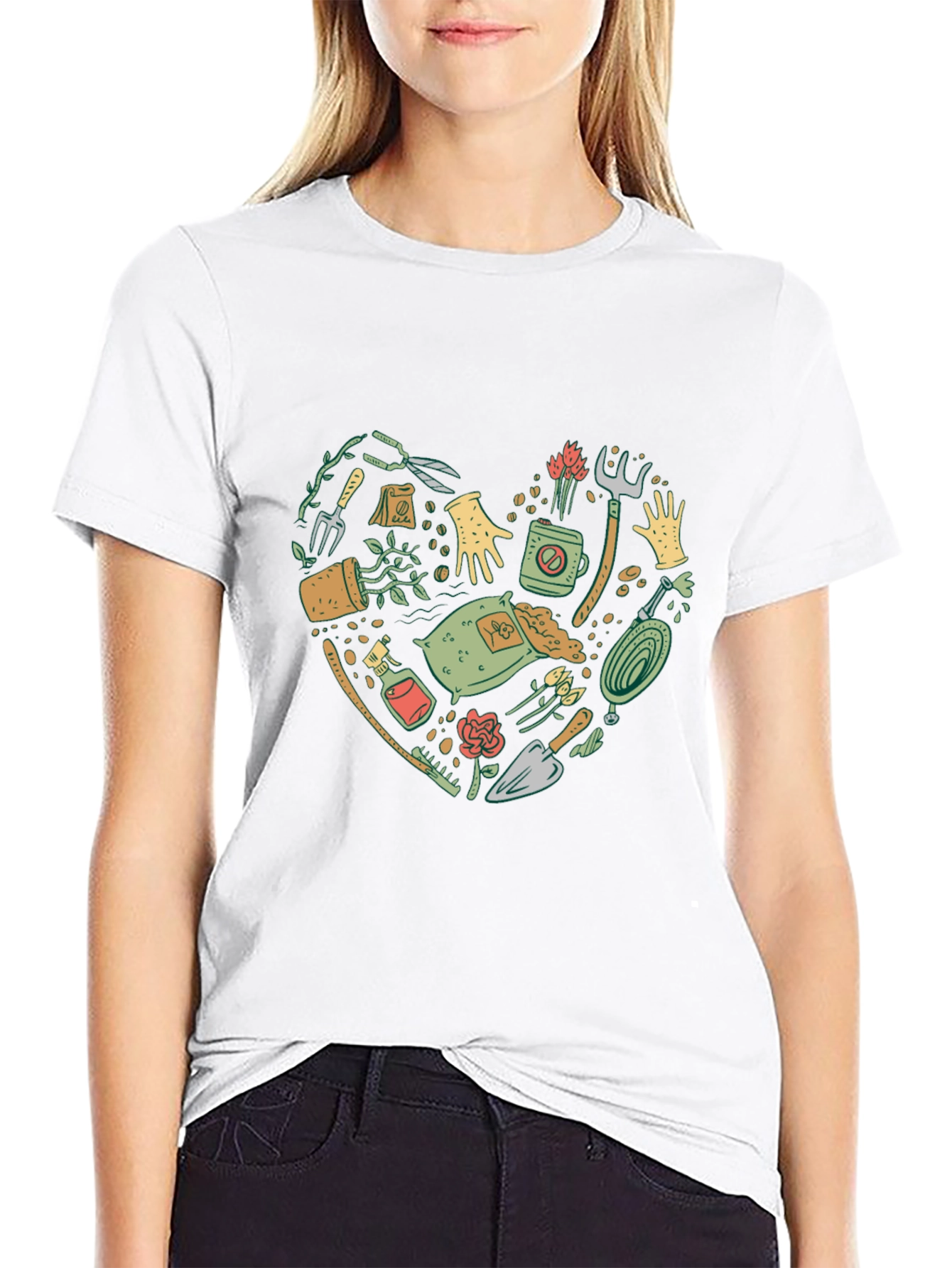 Gardeners Heart T-Shirt - Love Gardening Tee