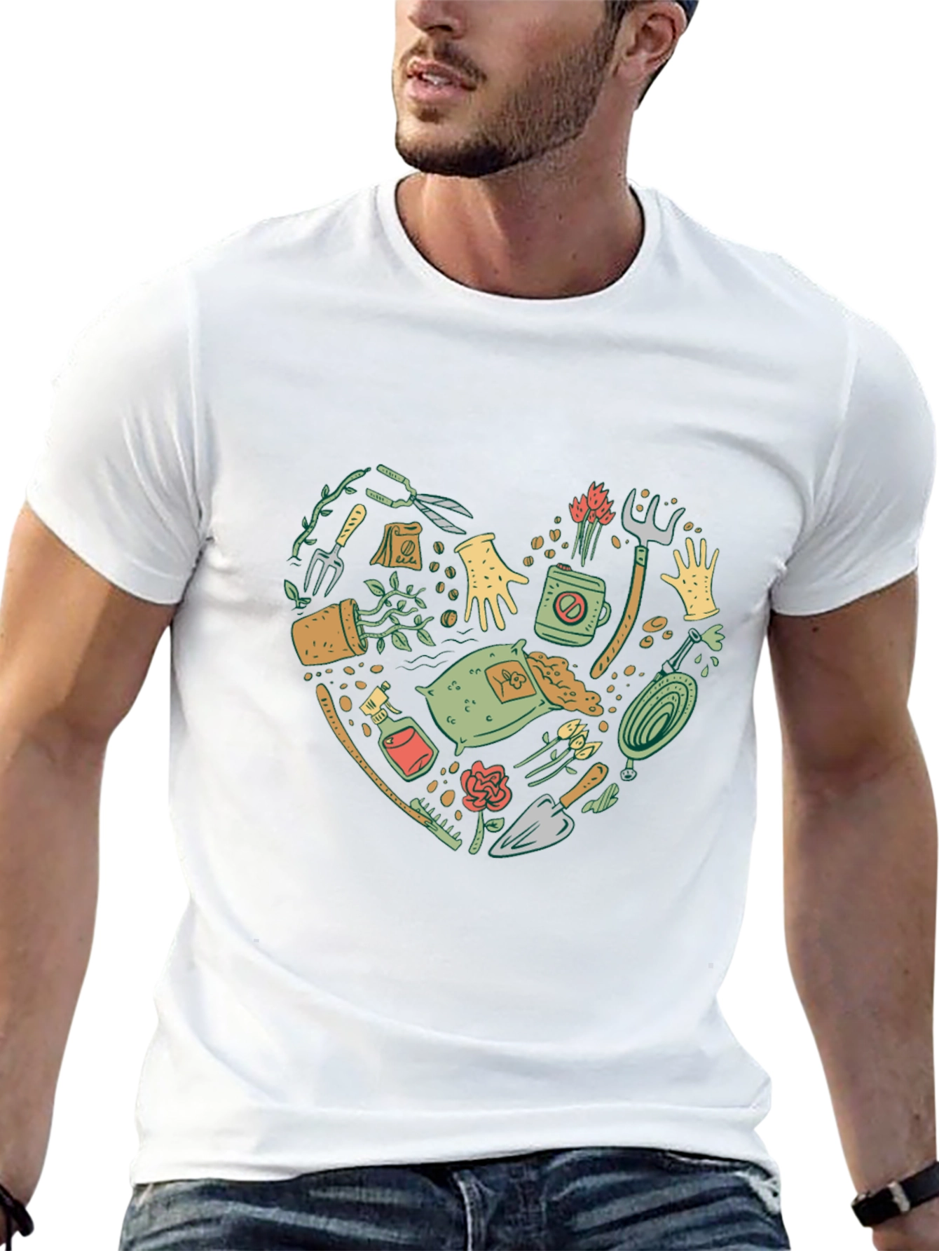 Gardeners Heart T-Shirt - Love Gardening Tee