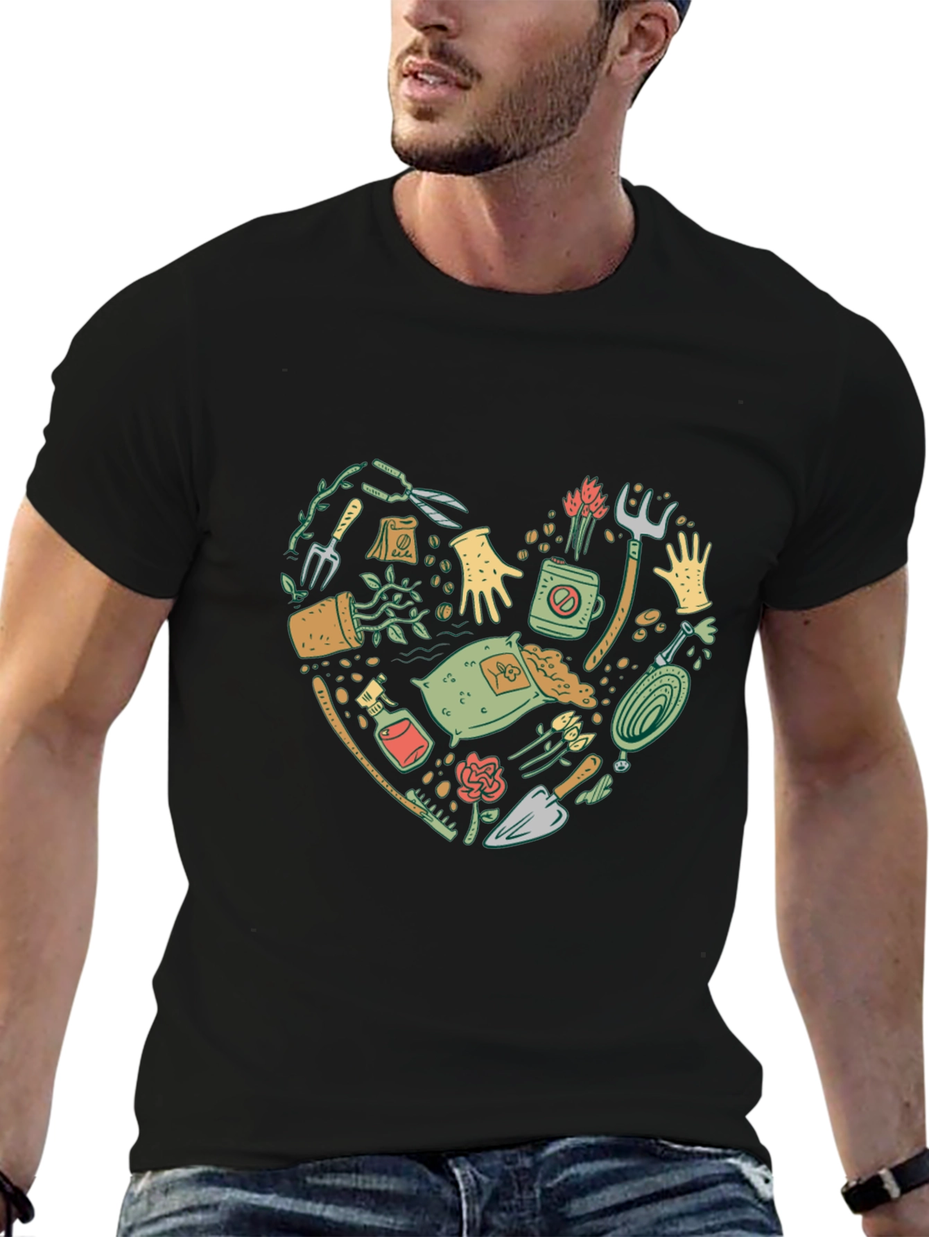 Gardeners Heart T-Shirt - Love Gardening Tee