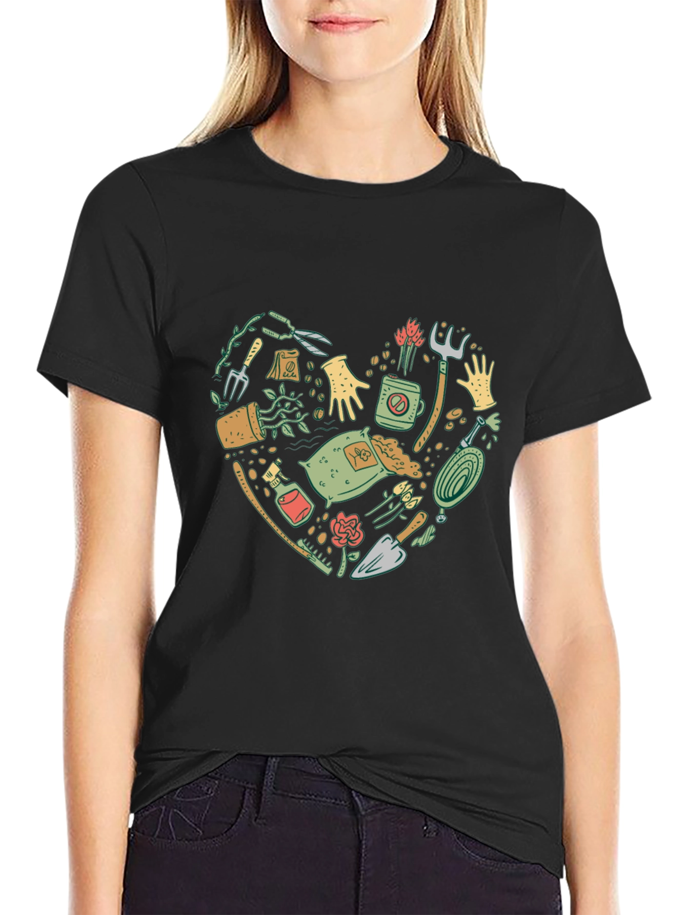 Gardeners Heart T-Shirt - Love Gardening Tee