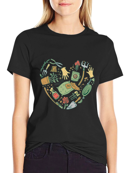 Gardeners Heart T-Shirt - Love Gardening Tee