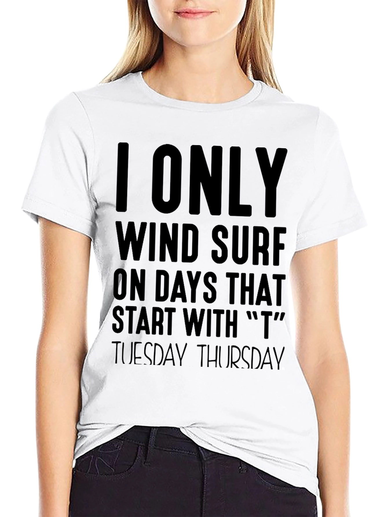 Funny Windsurfing T-Shirt - Tuesday Thursday Surfer Tee
