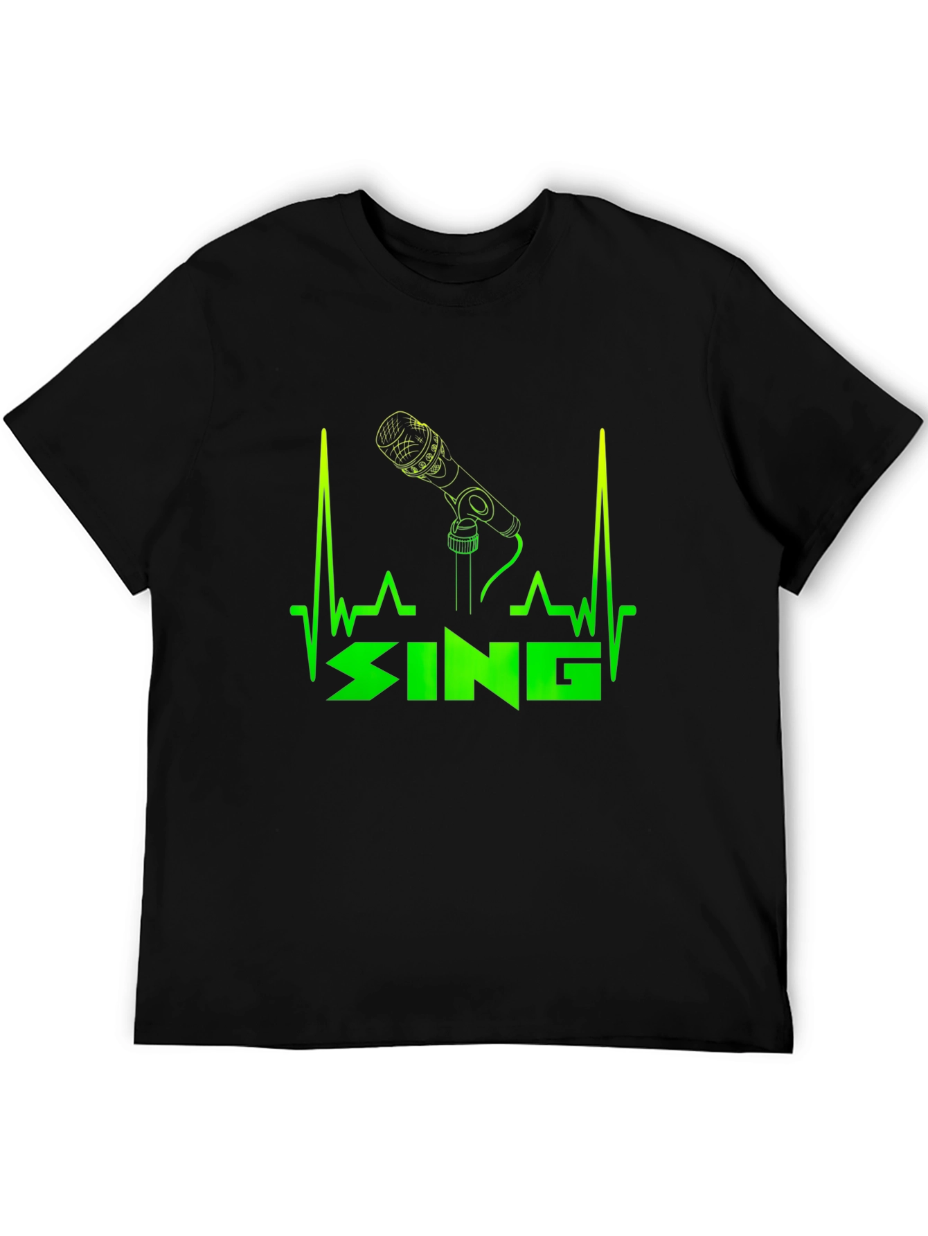 Singer Heartbeat T-Shirt - Black
