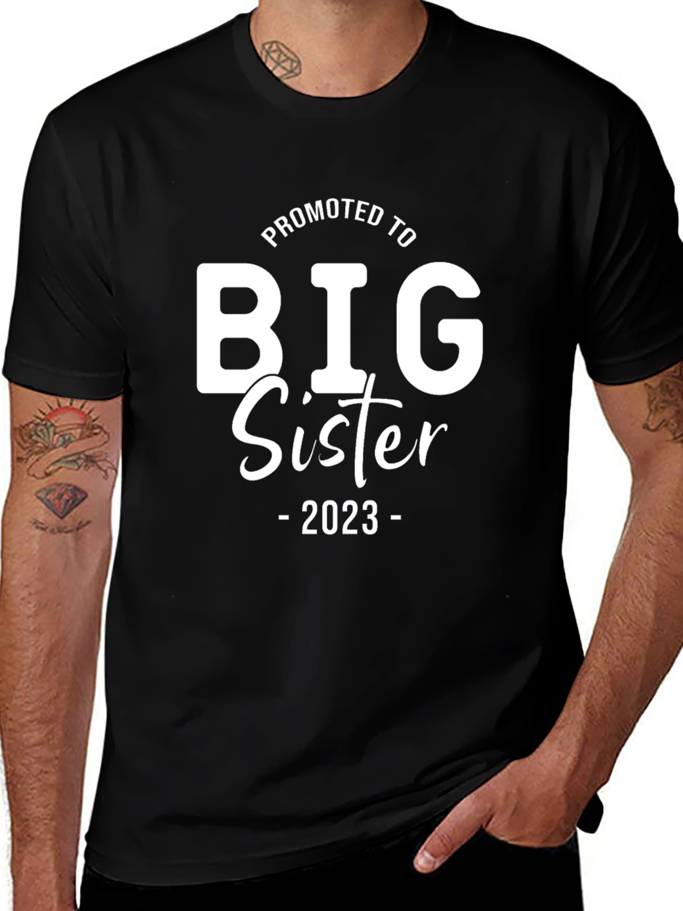 Promoted to Big Sister 2023 T-Shirt