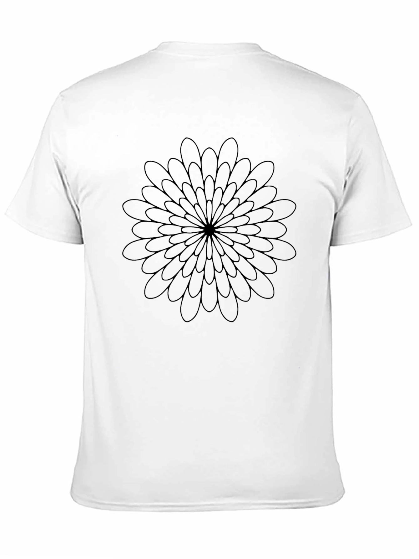 Black Floral Graphic Tee - Casual Comfort