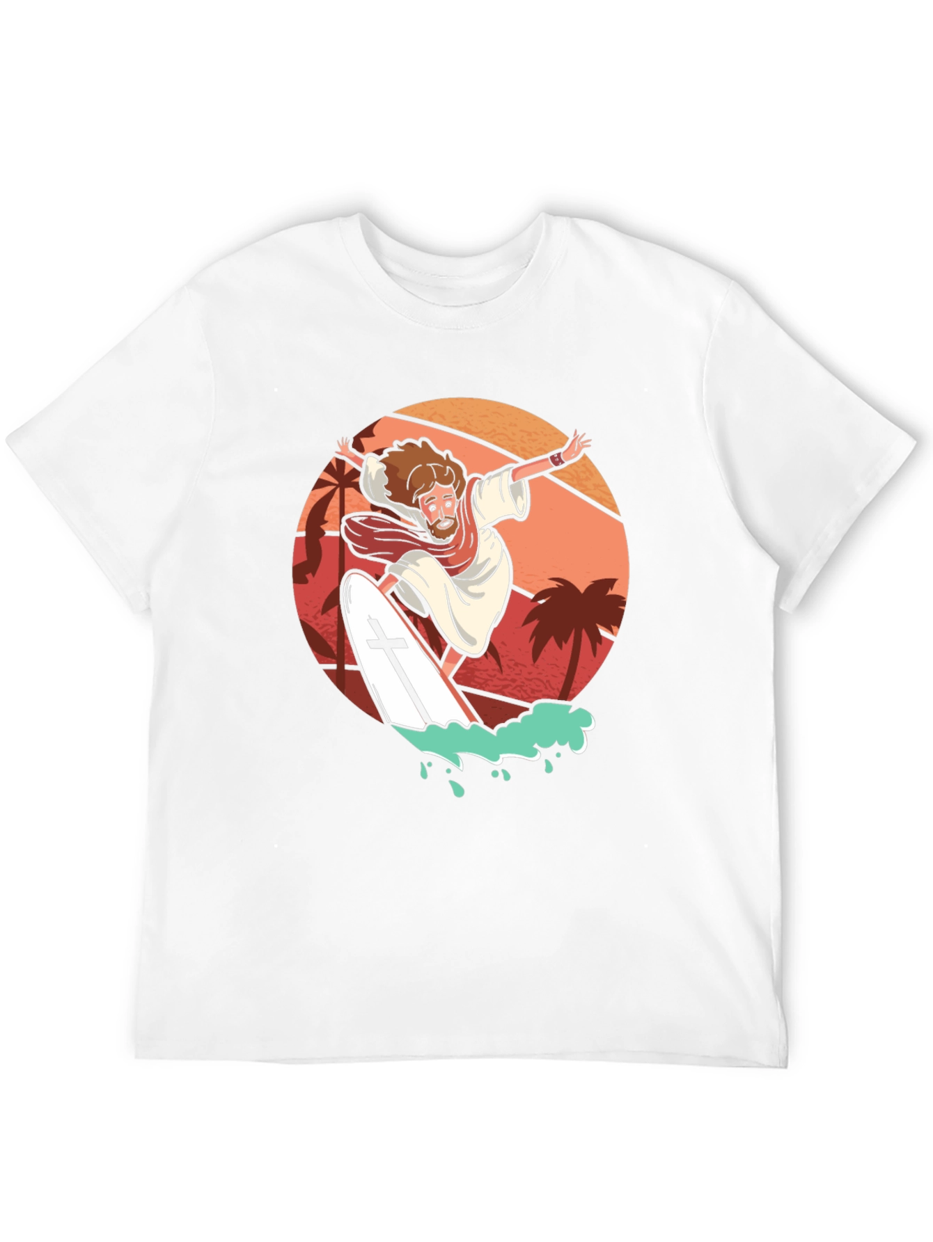 Surfing Jesus T-Shirt: Faith & Fun