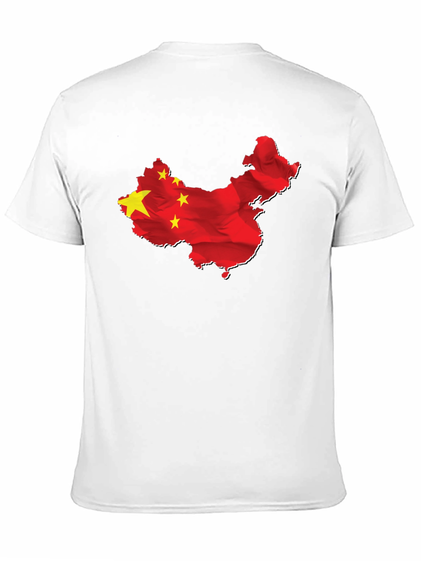 China Flag Map Graphic Tee - Black