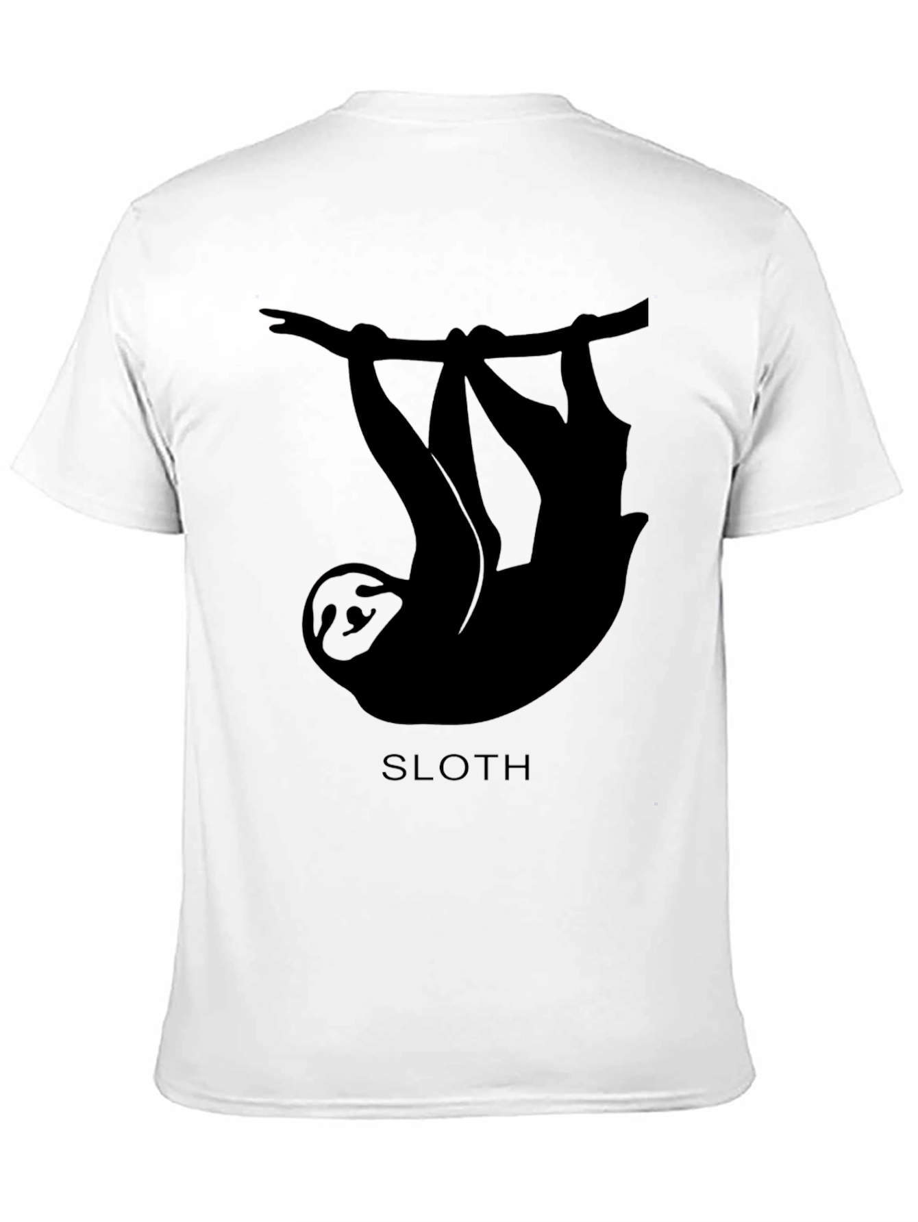 Sloth Graphic T-Shirt - Mens Black Tee