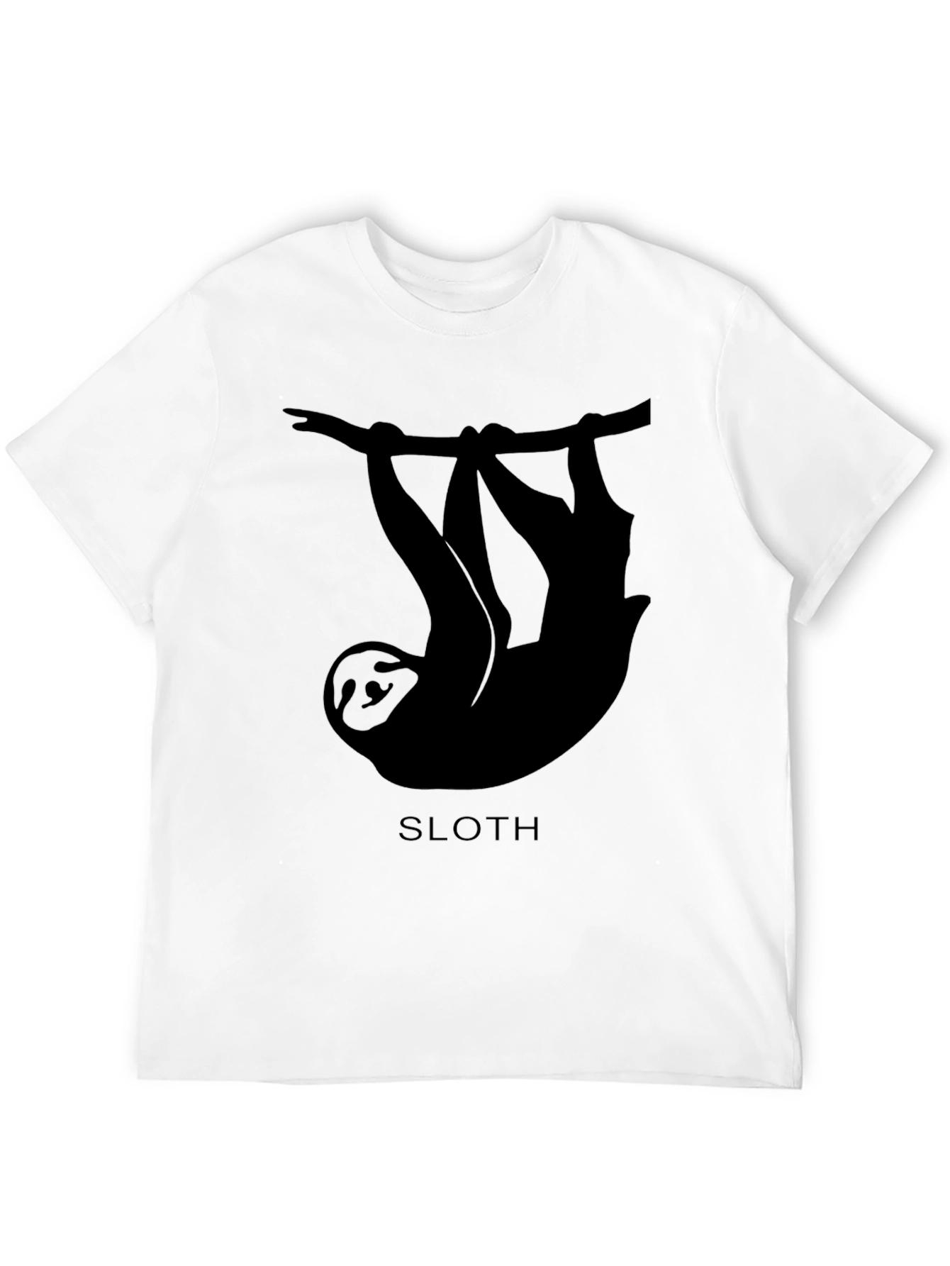 Sloth Graphic T-Shirt - Mens Black Tee