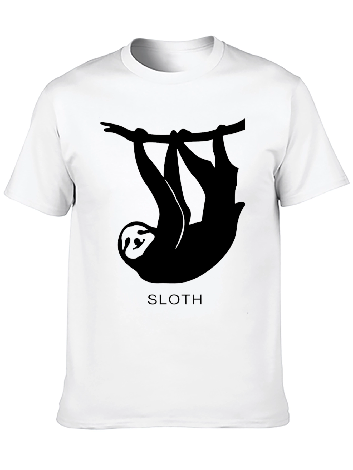 Sloth Graphic T-Shirt - Mens Black Tee
