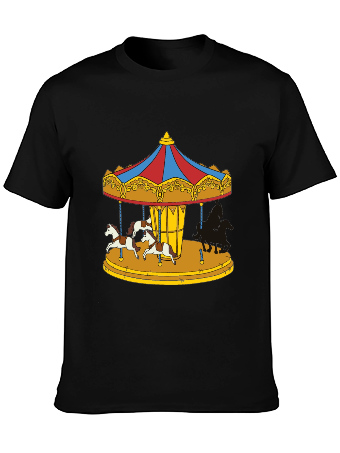 Carousel Horse T-Shirt - Whimsical Graphic Tee