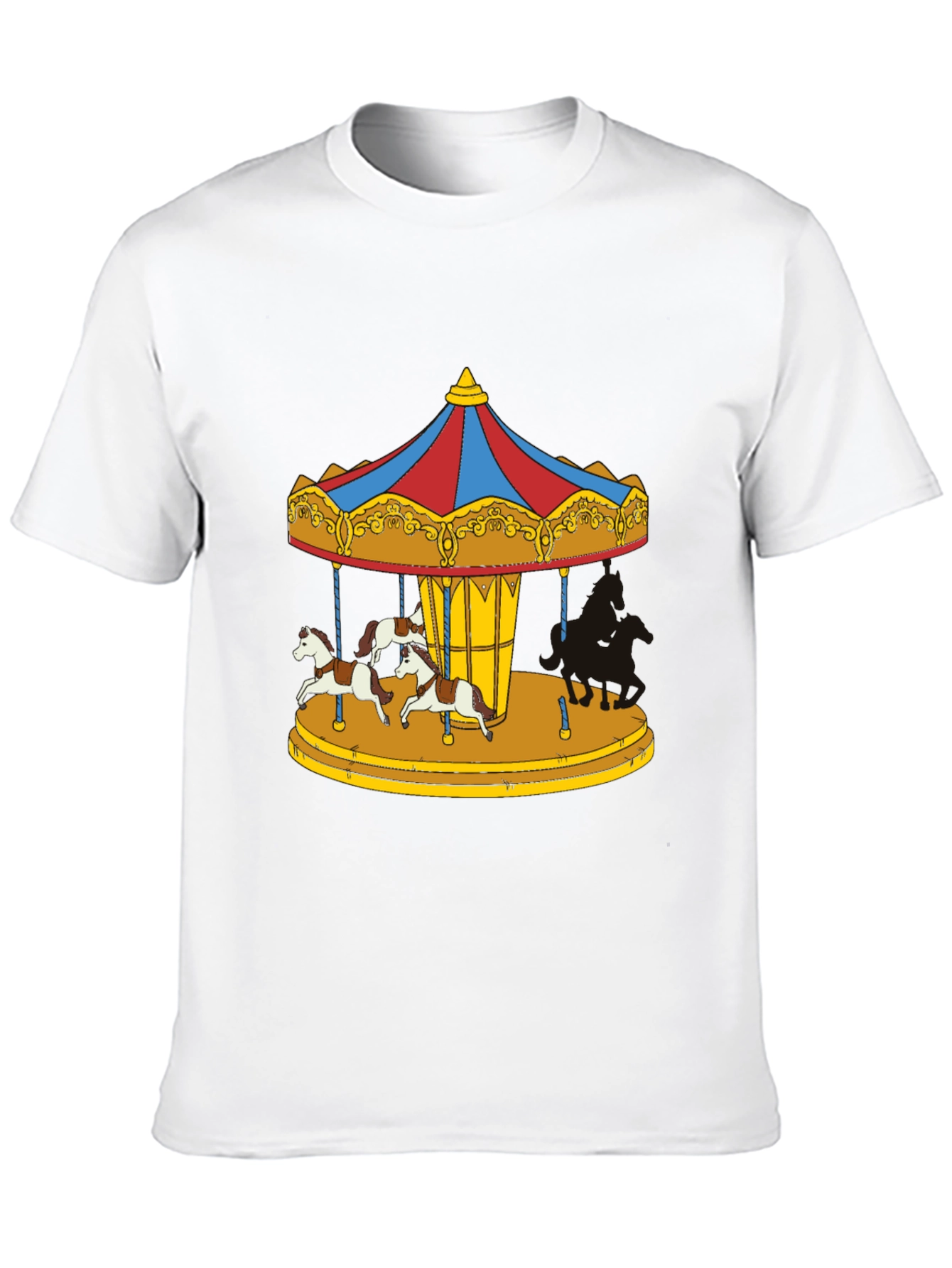 Carousel Horse T-Shirt - Whimsical Graphic Tee