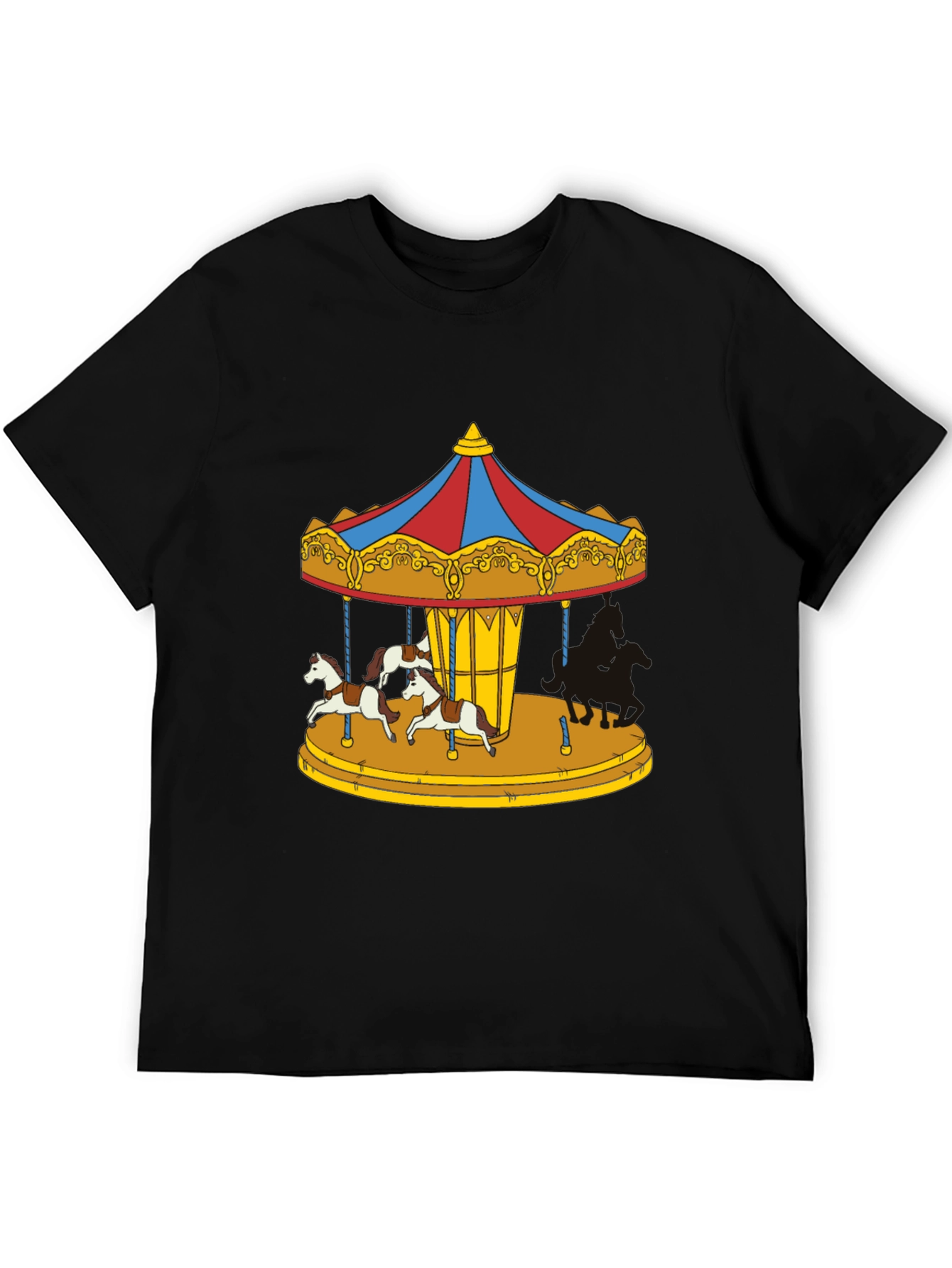 Carousel Horse T-Shirt - Whimsical Graphic Tee