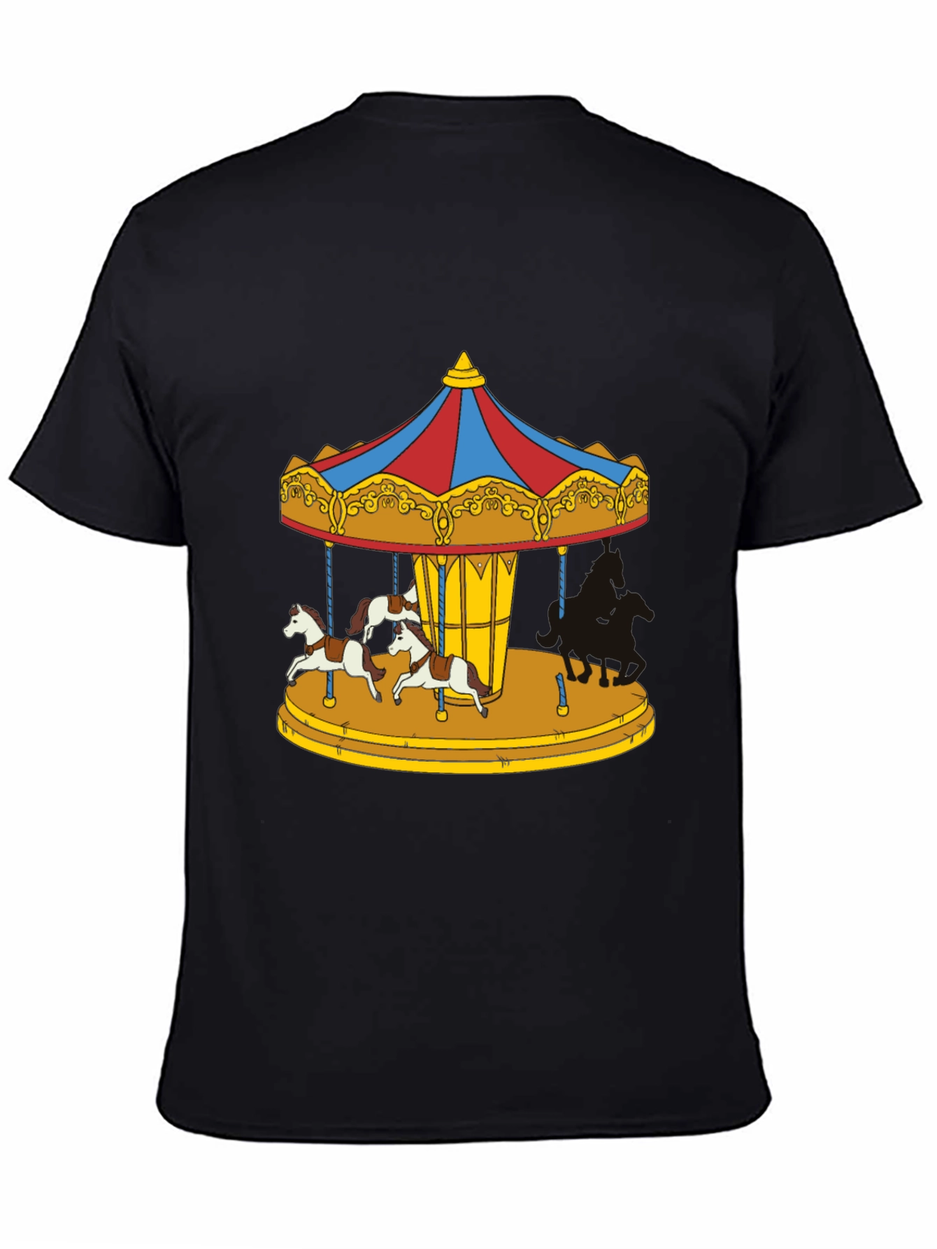 Carousel Horse T-Shirt - Whimsical Graphic Tee
