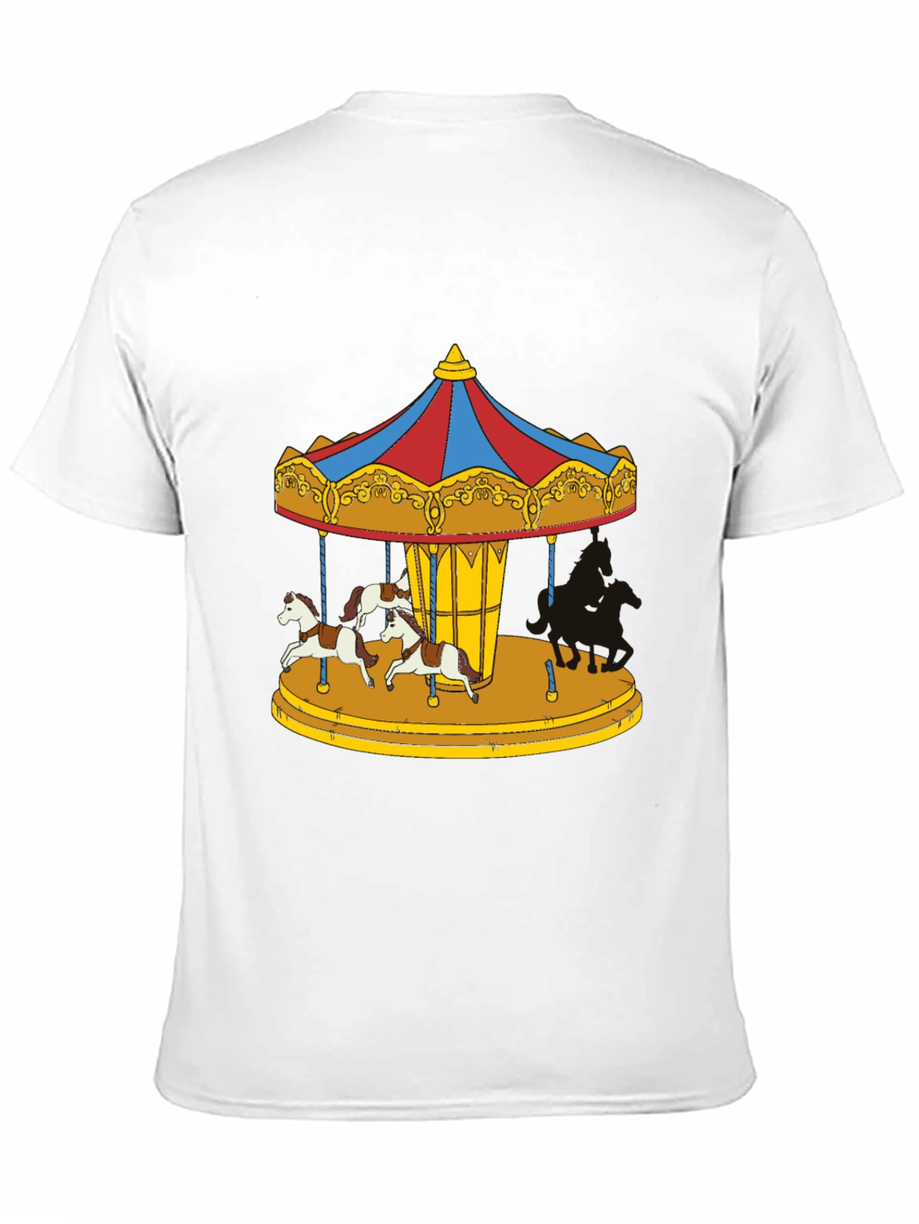 Carousel Horse T-Shirt - Whimsical Graphic Tee