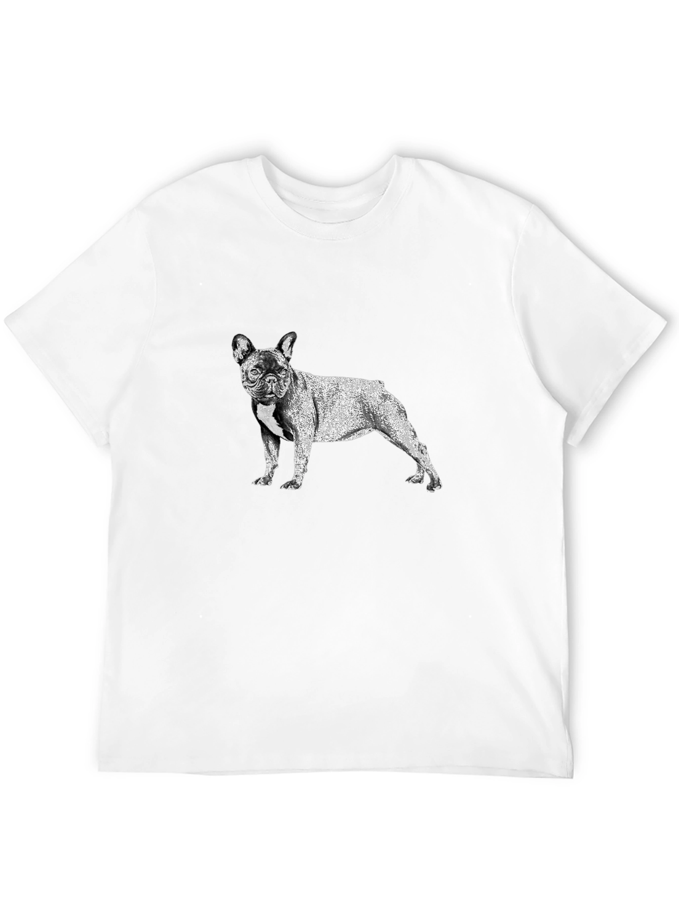 French Bulldog Graphic Tee - Mens Black T-Shirt