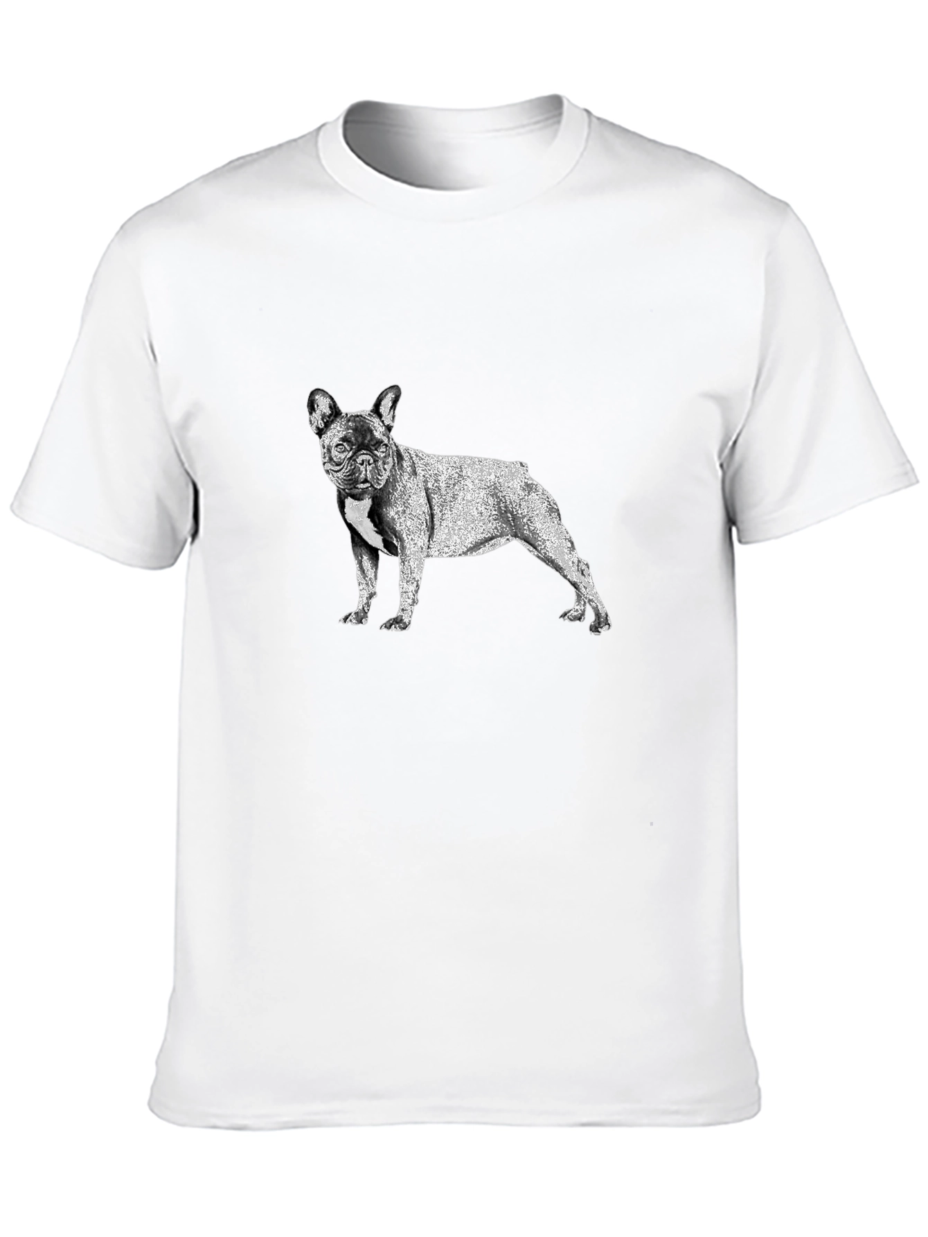 French Bulldog Graphic Tee - Mens Black T-Shirt