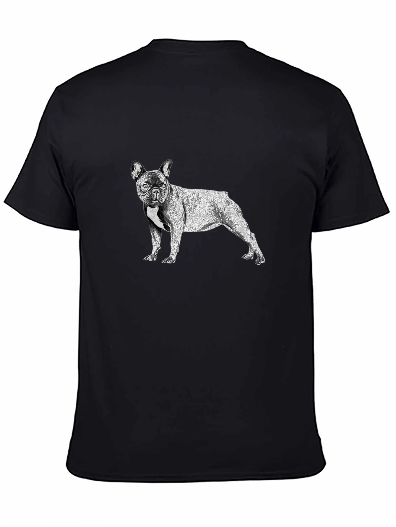 French Bulldog Graphic Tee - Mens Black T-Shirt