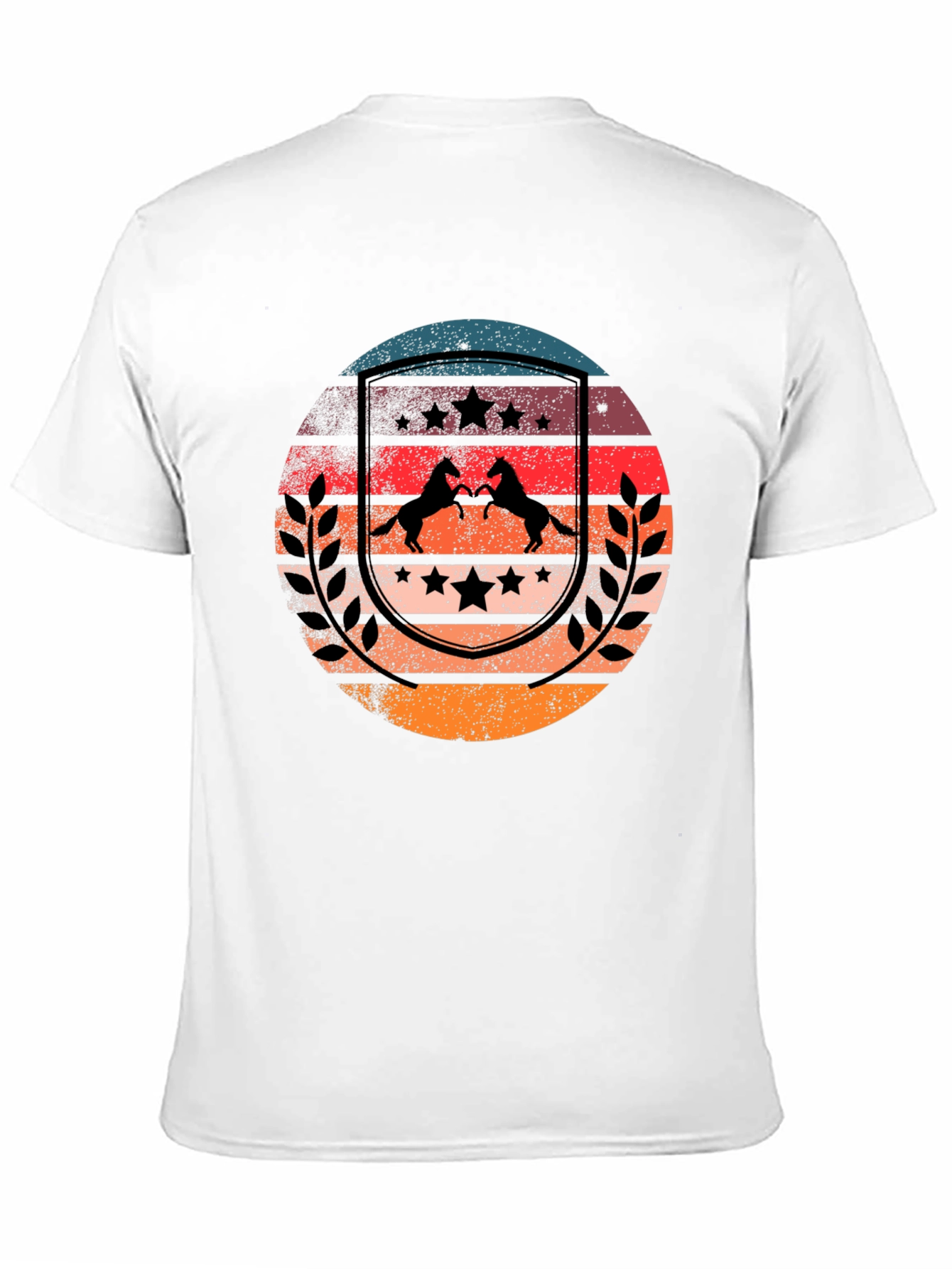 Retro Sunset Horse T-Shirt