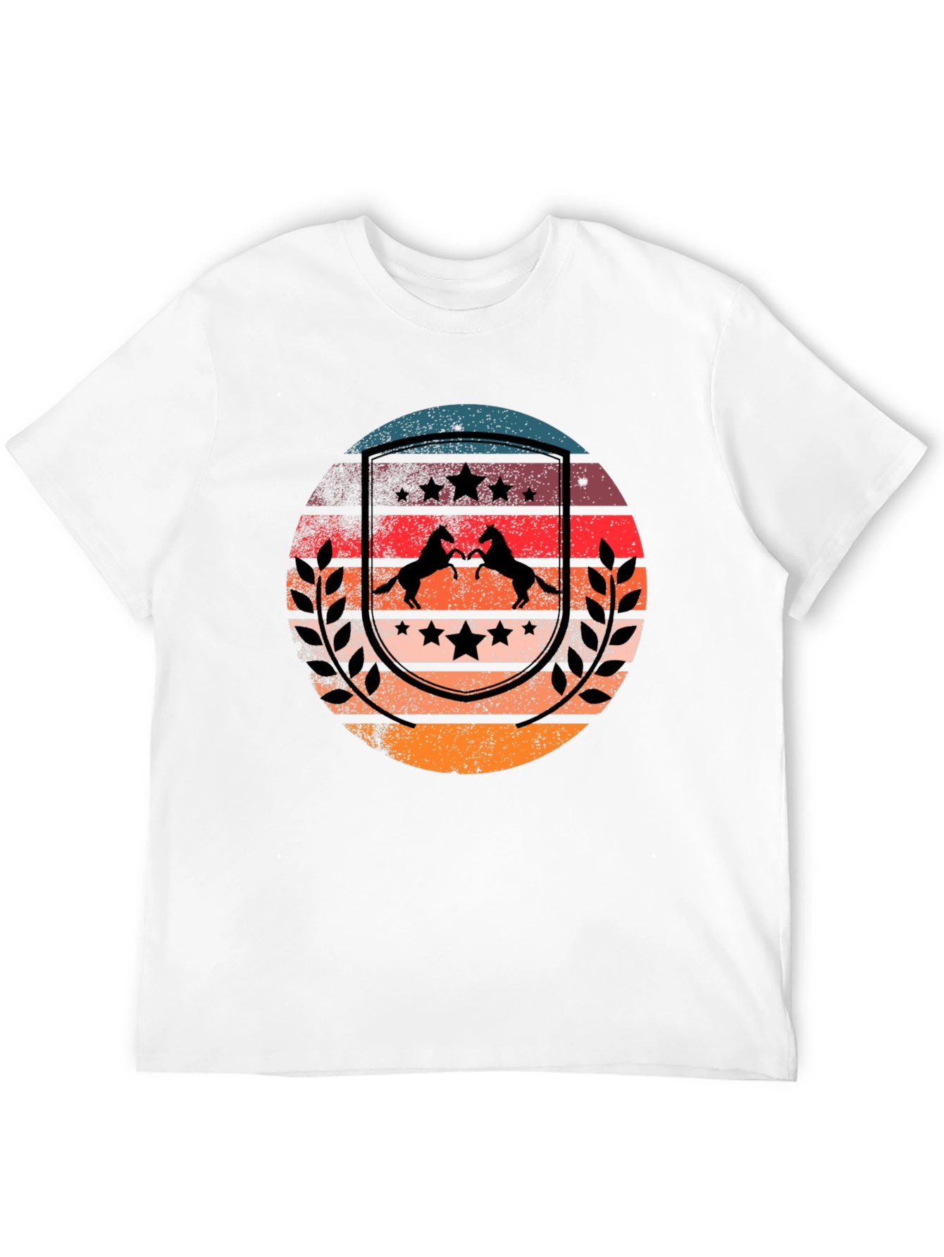 Retro Sunset Horse T-Shirt