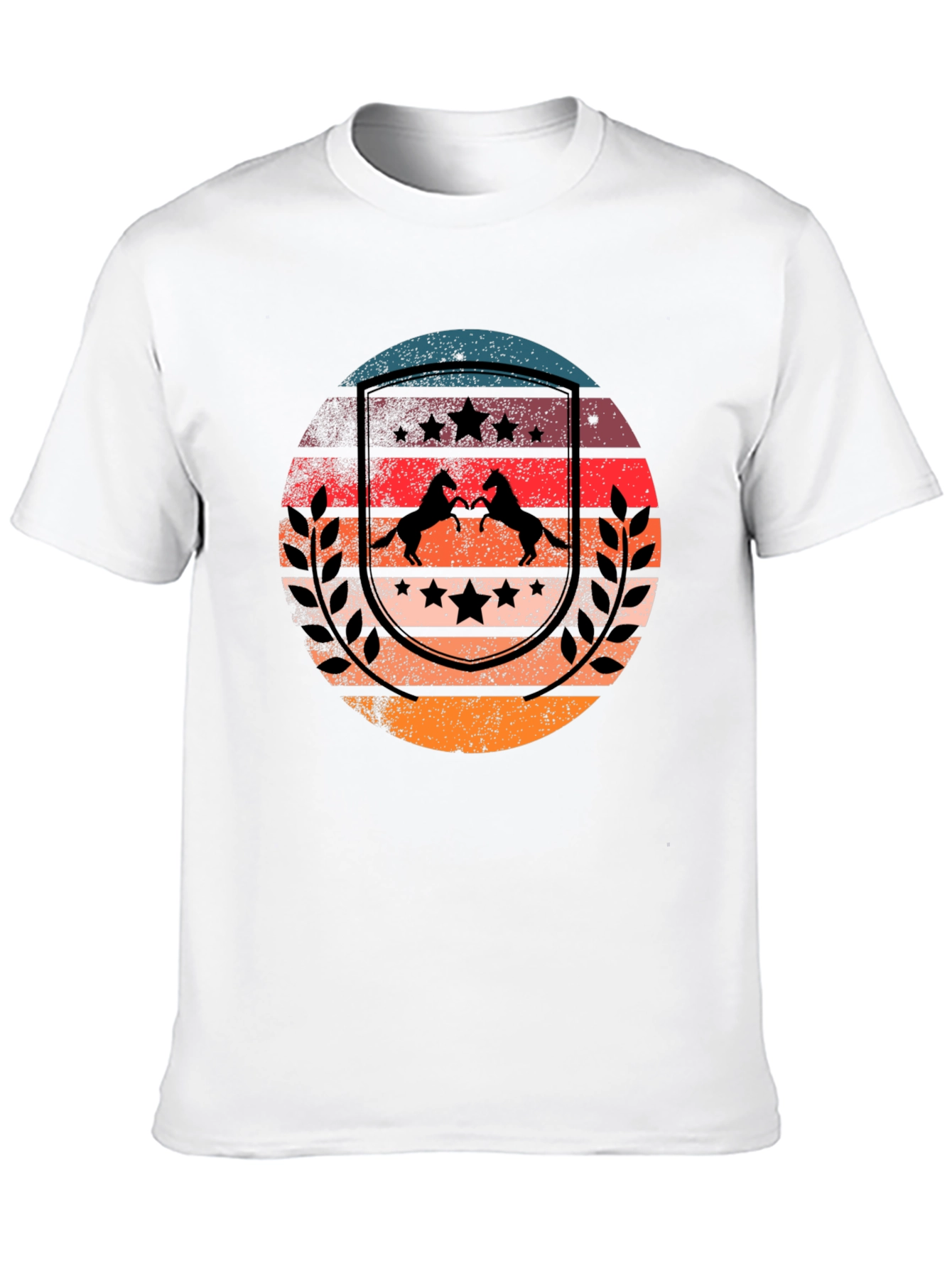 Retro Sunset Horse T-Shirt