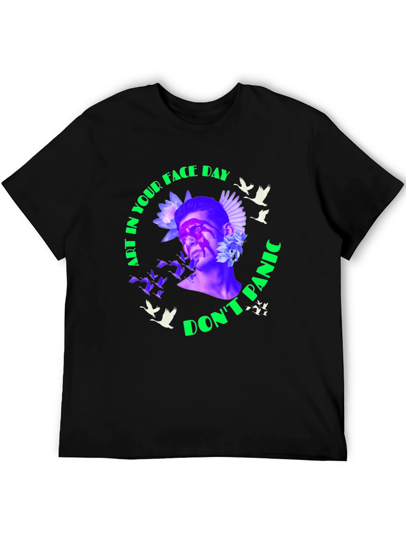 Art in Your Face Day Tee