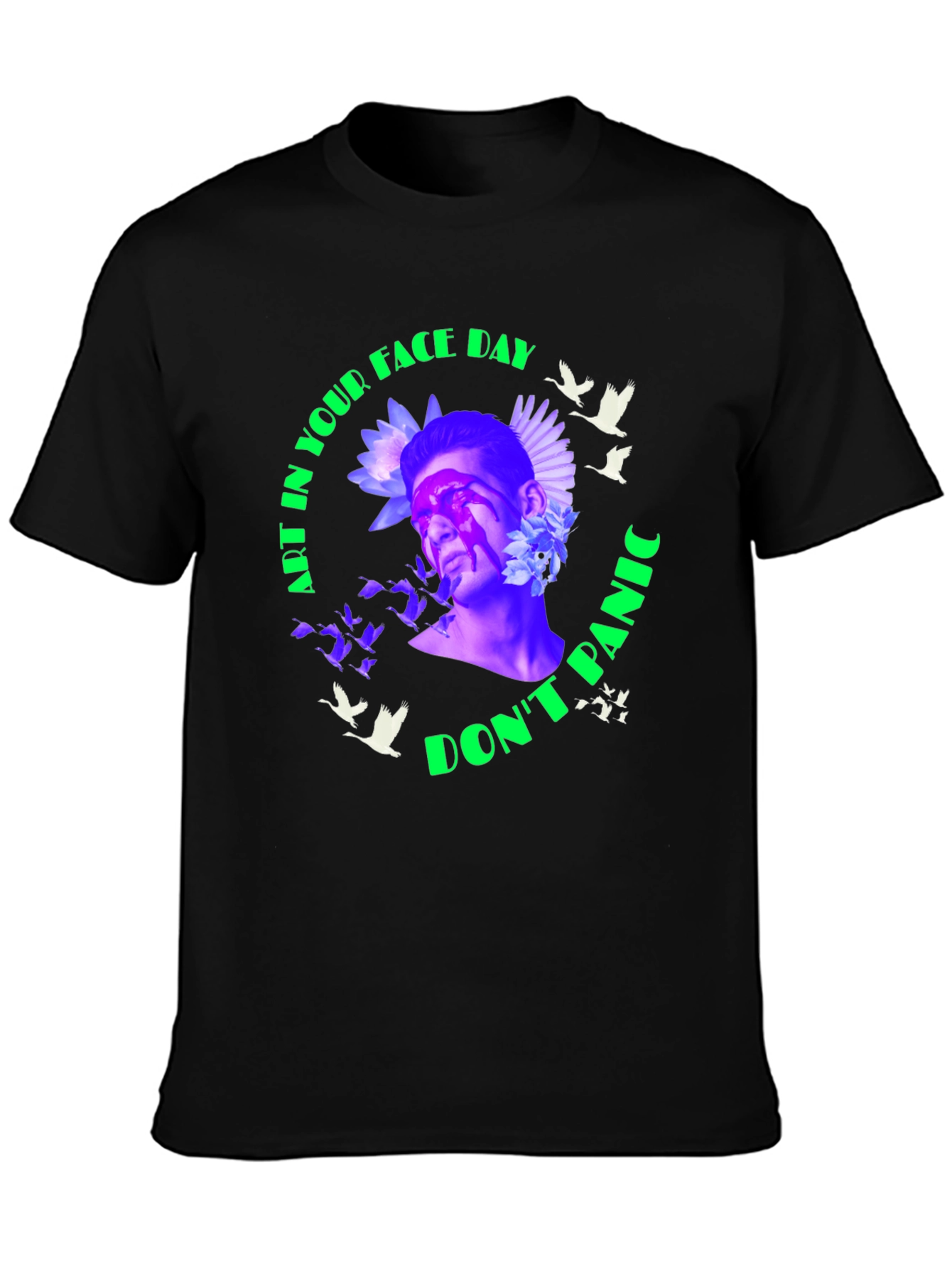 Art in Your Face Day Tee