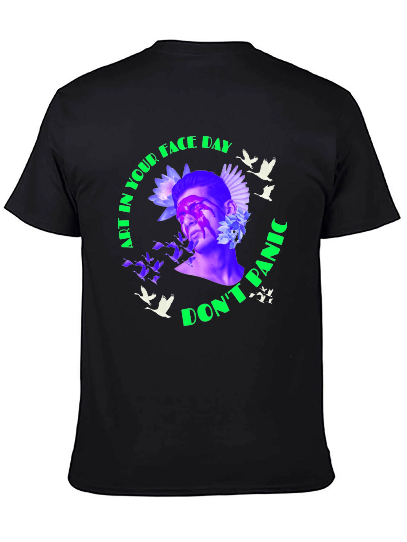Art in Your Face Day Tee