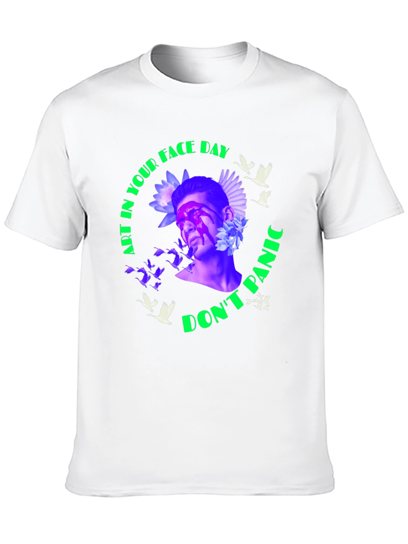 Art in Your Face Day Tee
