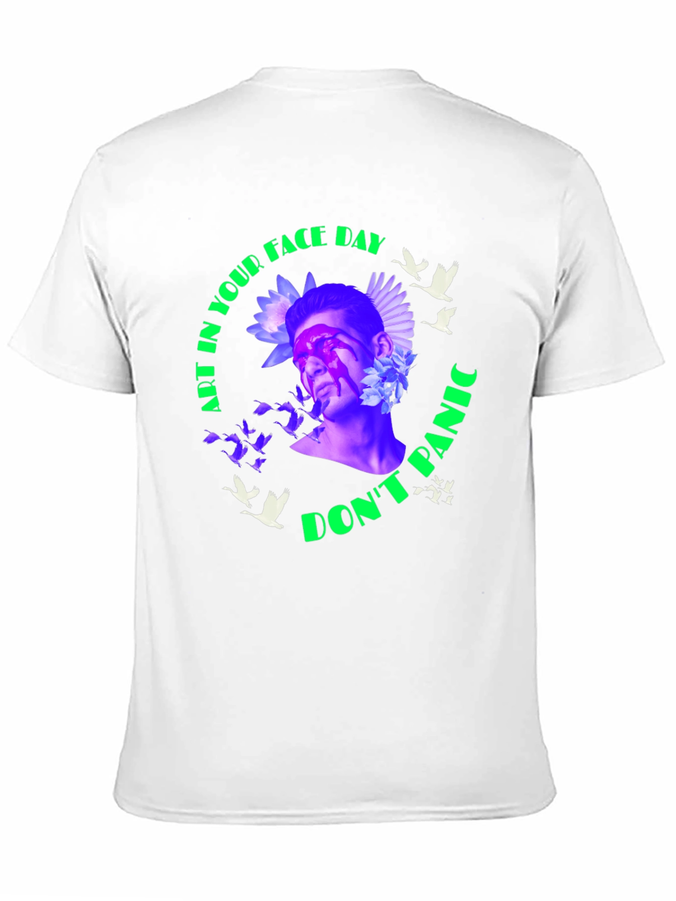 Art in Your Face Day Tee