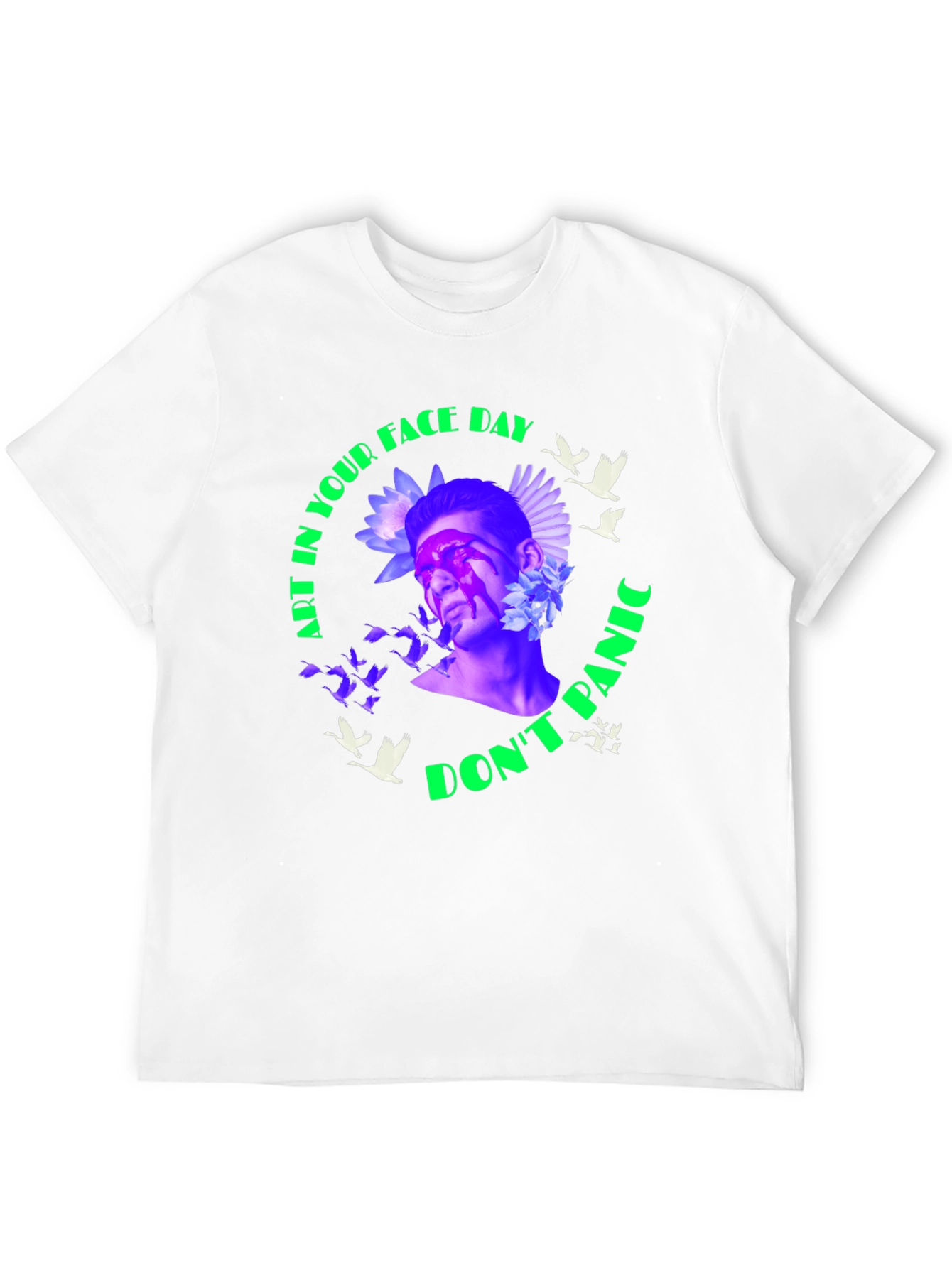 Art in Your Face Day Tee