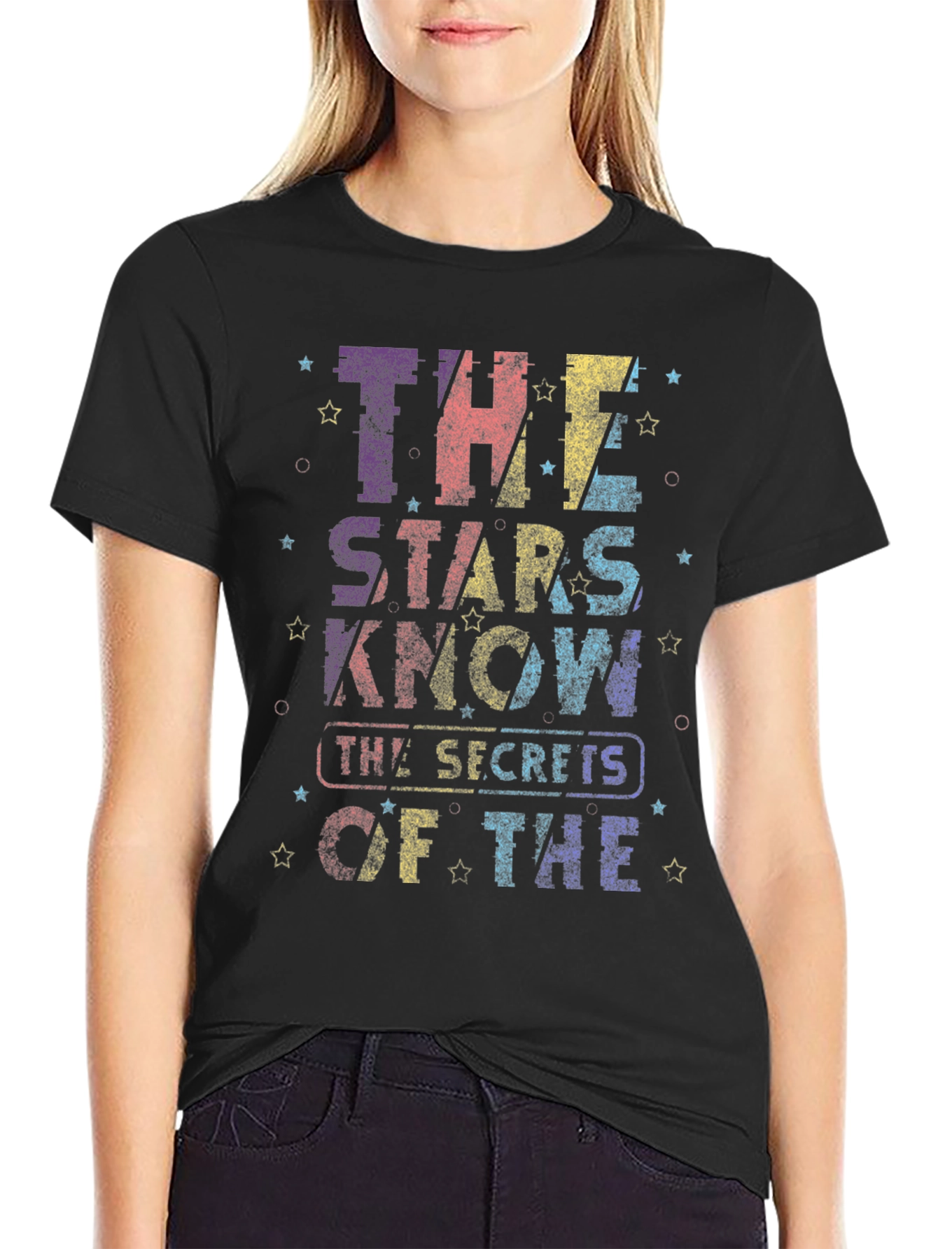 The Stars Know Mens Graphic T-Shirt