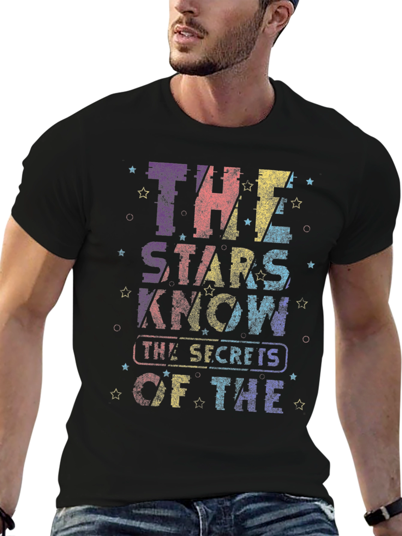 The Stars Know Mens Graphic T-Shirt