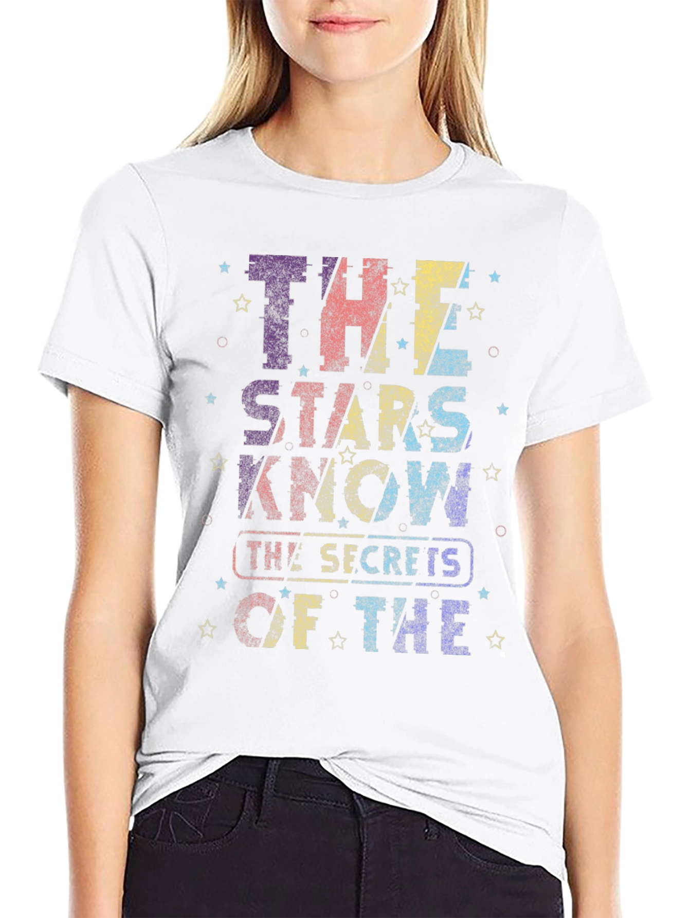 The Stars Know Mens Graphic T-Shirt
