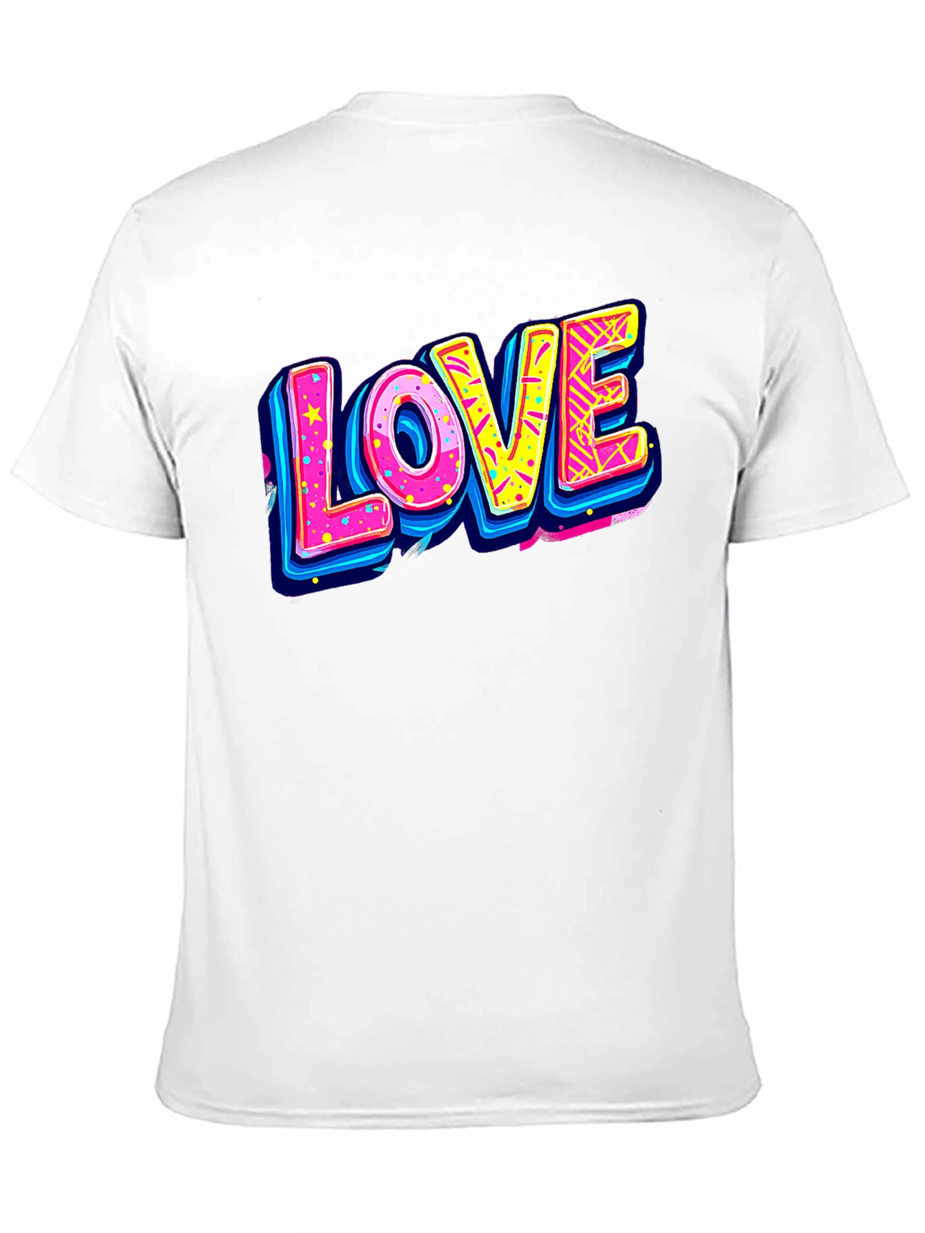 Retro LOVE Graphic Tee - 80s Style T-Shirt