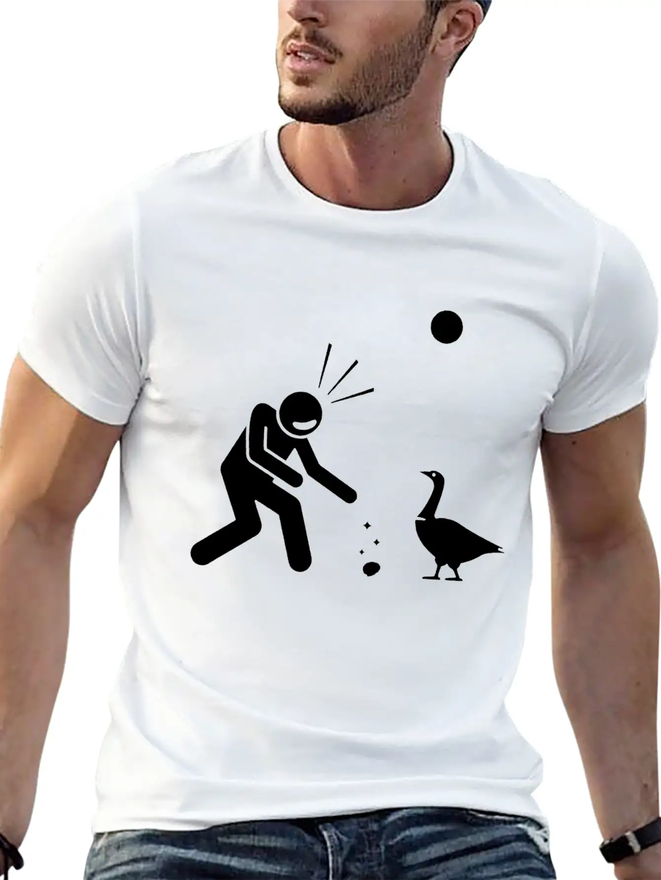 A Gold Egg Unisex Casual T-Shirt – Clean Design For Daily Comfort