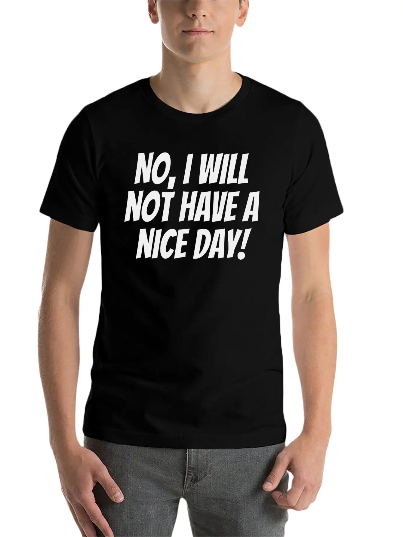 A Nice Day Unisex Casual T-Shirt – Clean Design For Daily Comfort