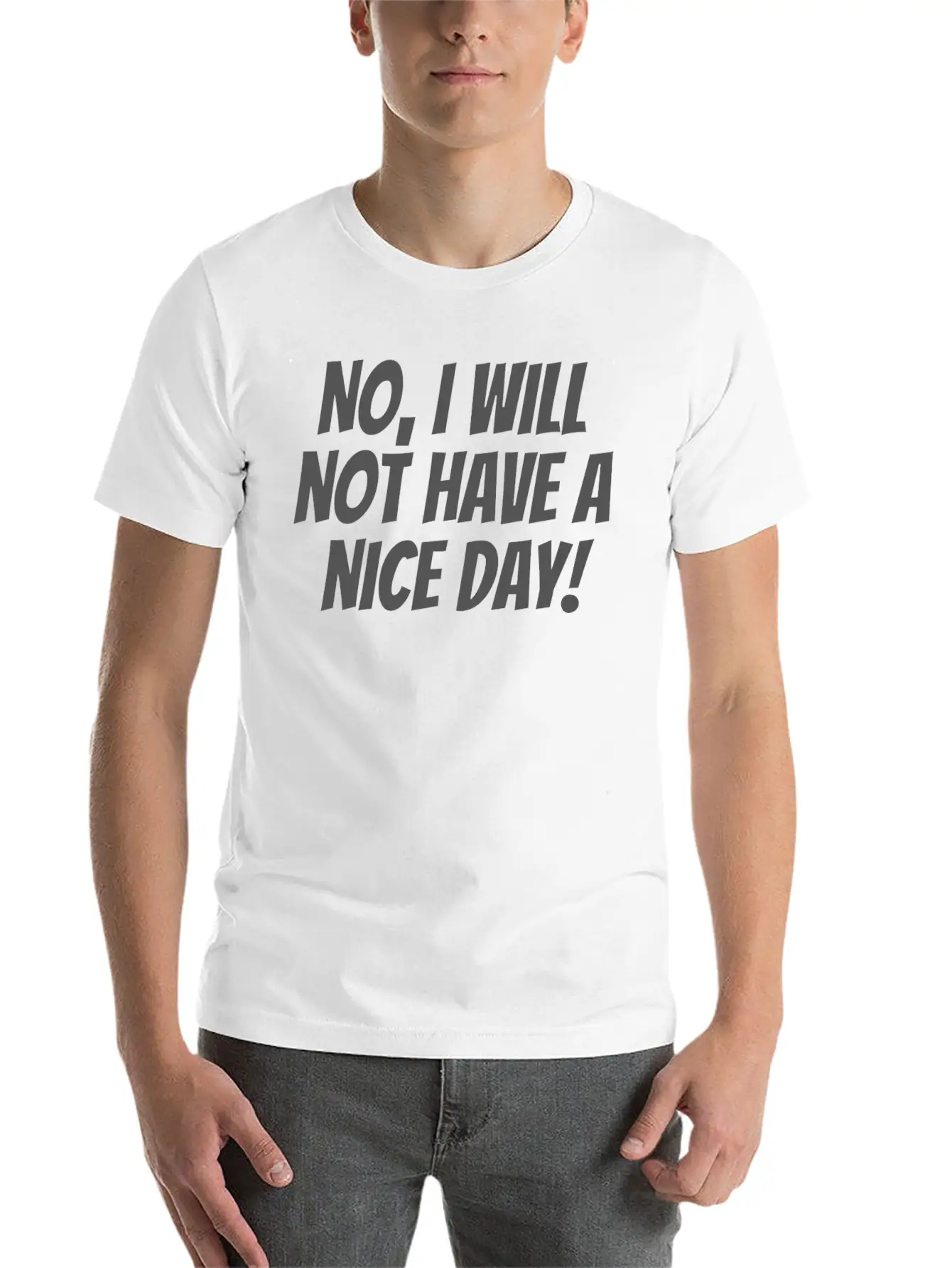 A Nice Day Unisex Casual T-Shirt – Clean Design For Daily Comfort