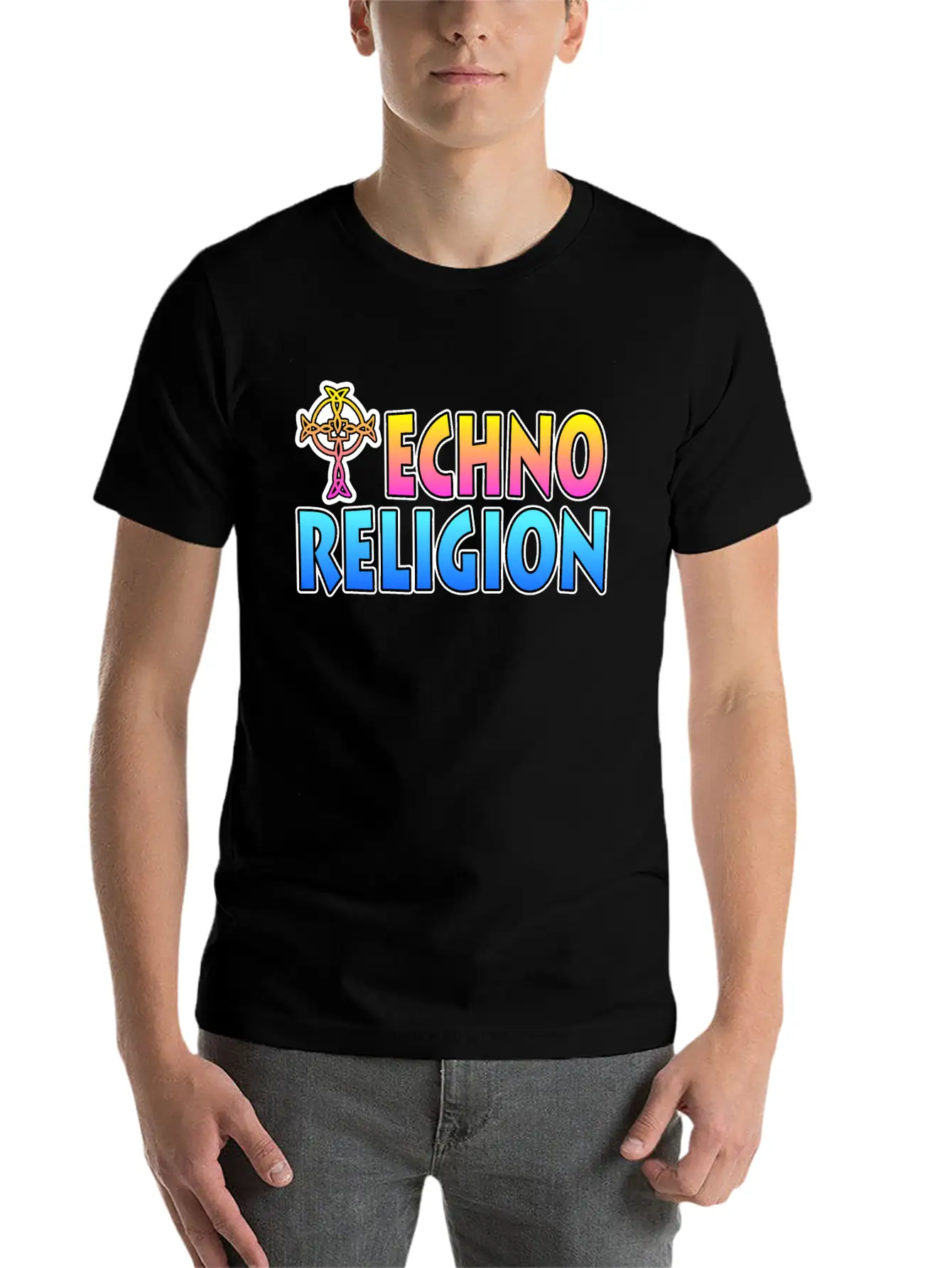 A Techno Tee For Music Lovers Saying "Techno Unisex Casual T-Shirt – Clean Design For Daily Comfort