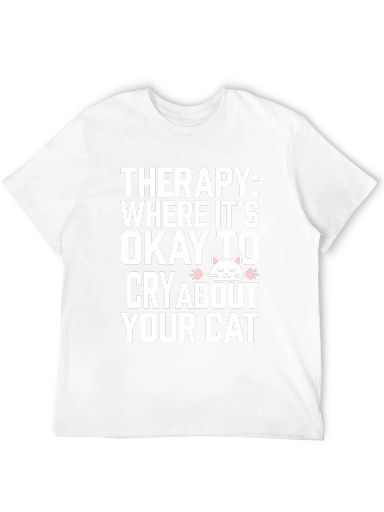 Therapy Cat T-Shirt Funny Cat Lover Tee