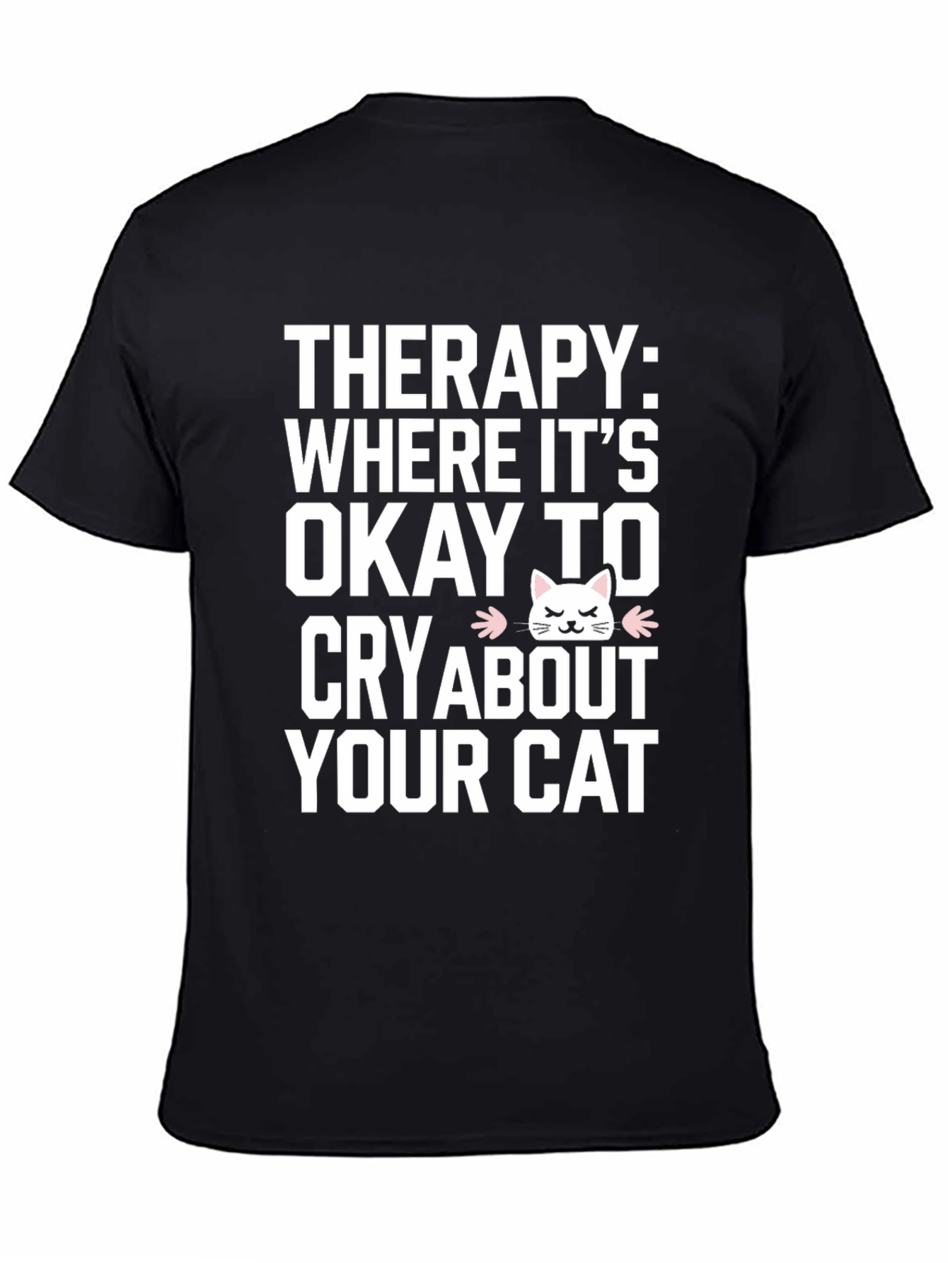 Therapy Cat T-Shirt Funny Cat Lover Tee