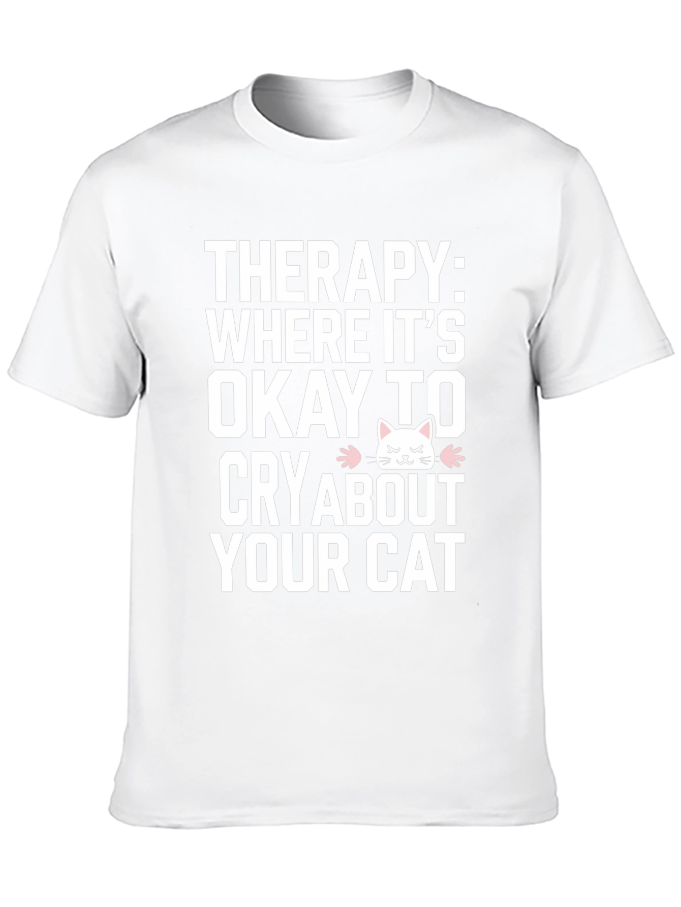 Therapy Cat T-Shirt Funny Cat Lover Tee